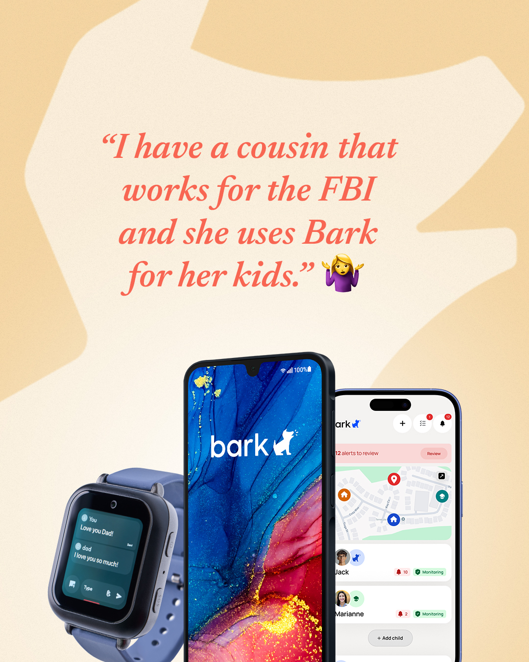 Bark - Parental Controls Facebook ad