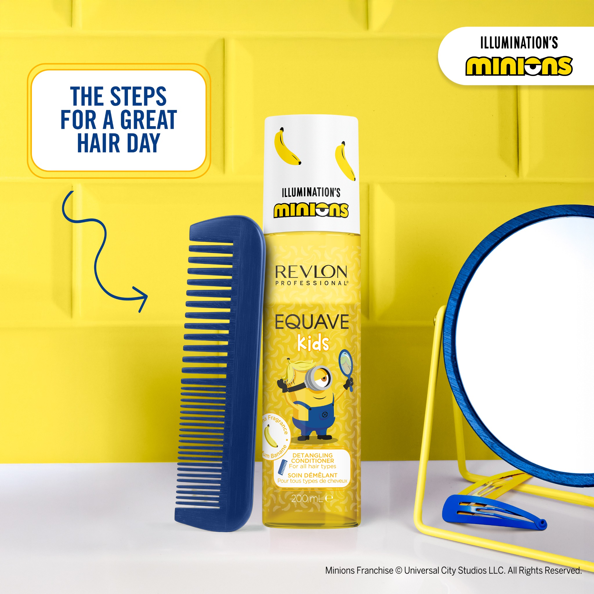 RevlonProfessional Facebook ad: Shake. Spray. Comb.