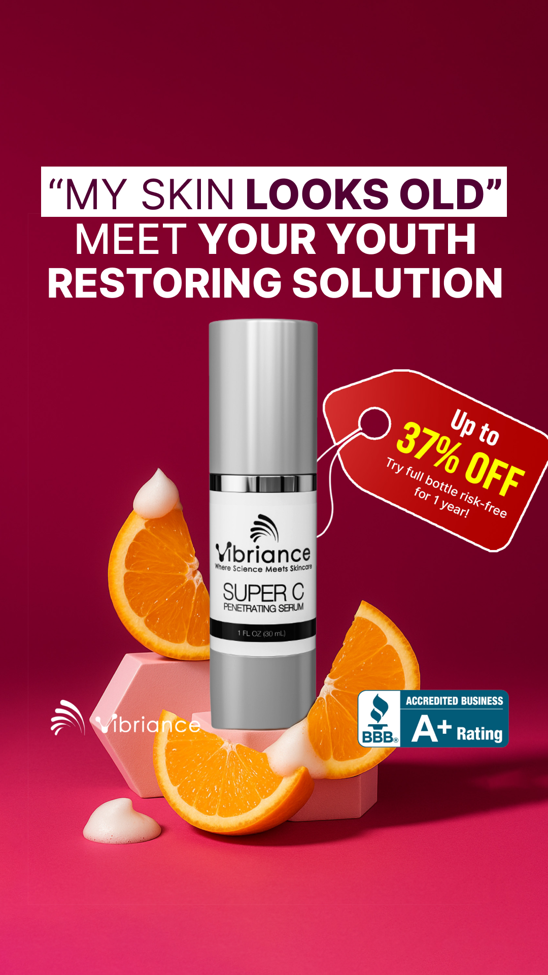 Ageless Beauty Secrets Facebook ad