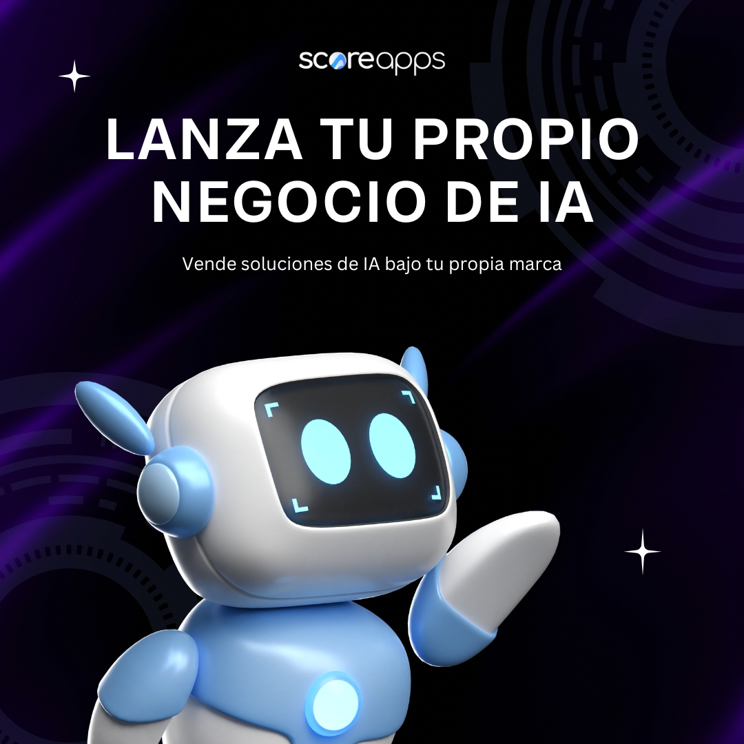 Scoreapps.com Facebook ad: Lanza tu negocio de IA bajo tu propia…