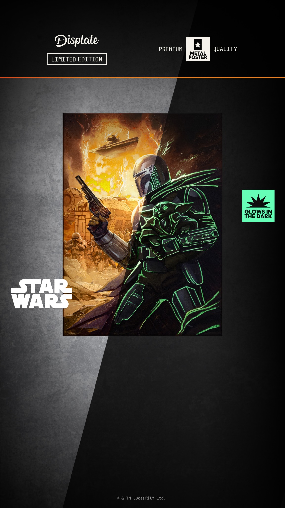 Displate Facebook ad