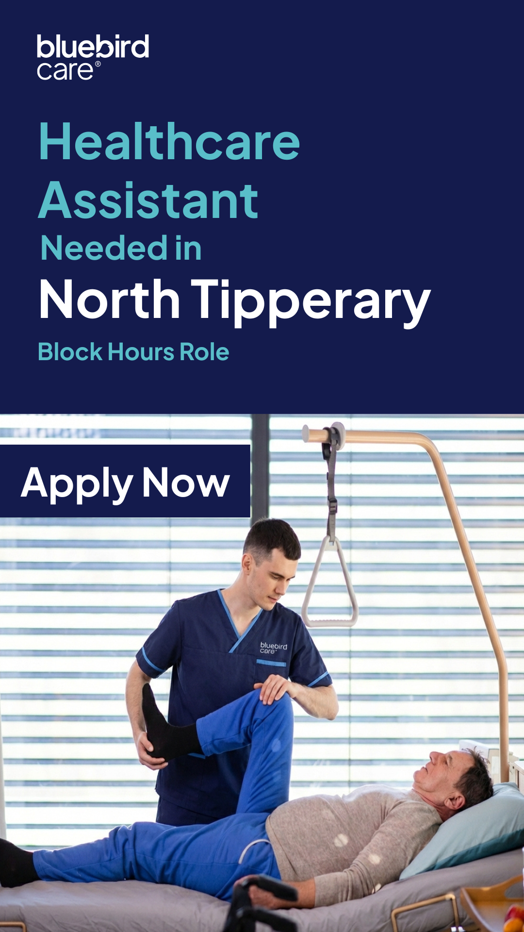 Bluebird Care Careers - Waterford Carlow Kilkenny Tipperary East Cork Facebook ad from Feb 21, 2026