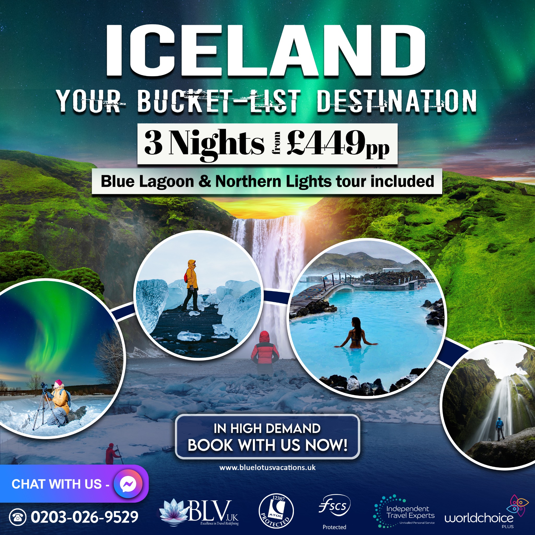Blue Lotus Vacations UK Facebook ad