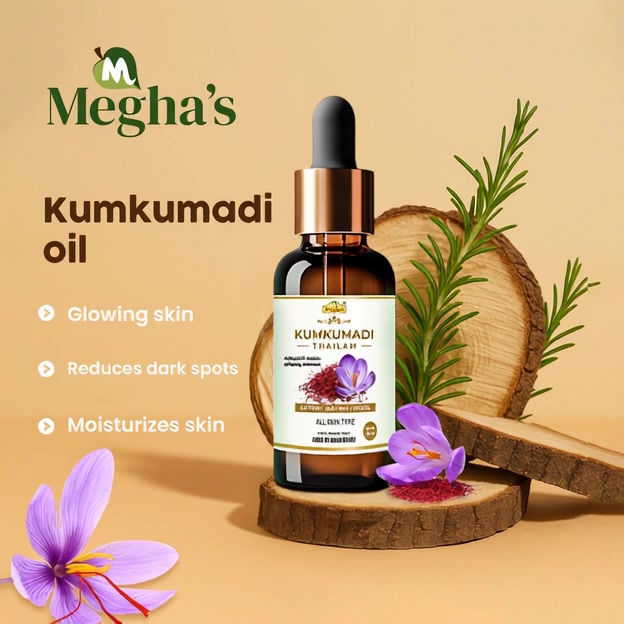 Megha's Herbo Care Facebook ad: Get a natural glow every day