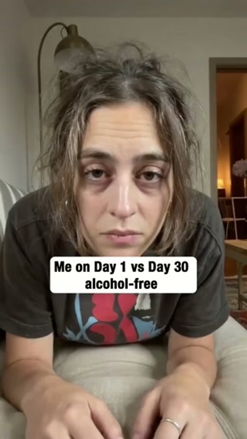 Mindful Drinking Community Facebook ad: 82% less alcohol in 30 days
