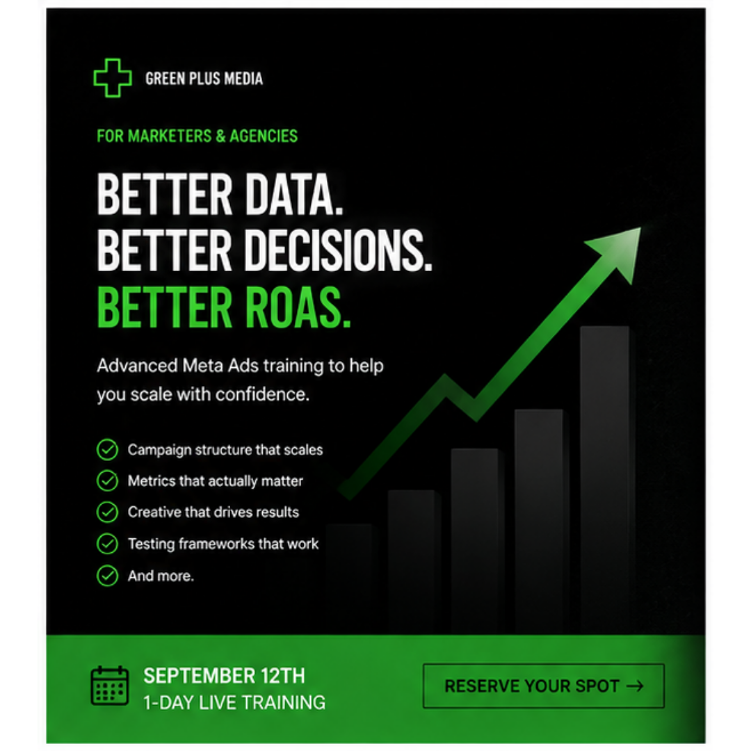 Green Plus Media Facebook ad