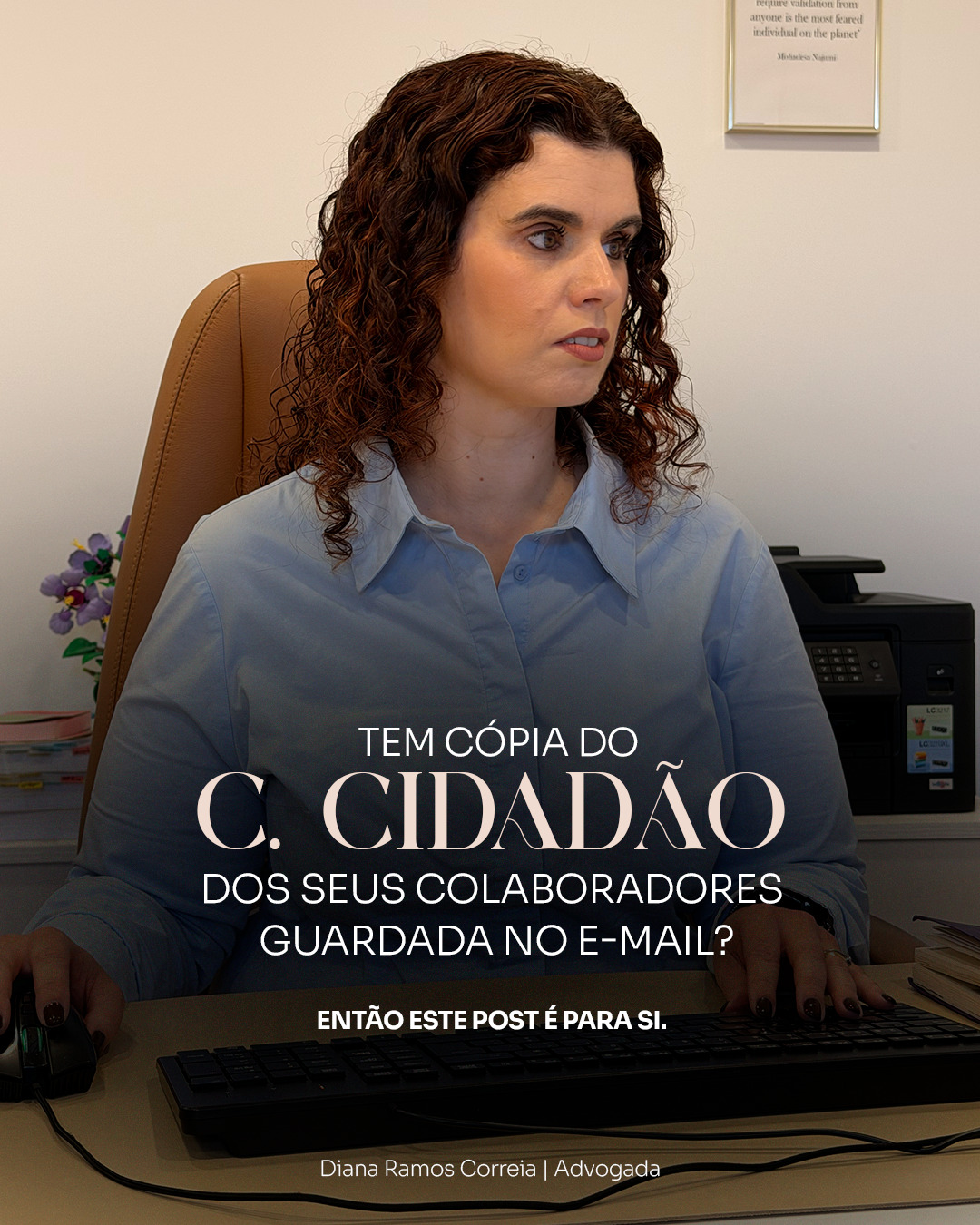 Diana Ramos Correia Facebook ad: Se a sua empresa