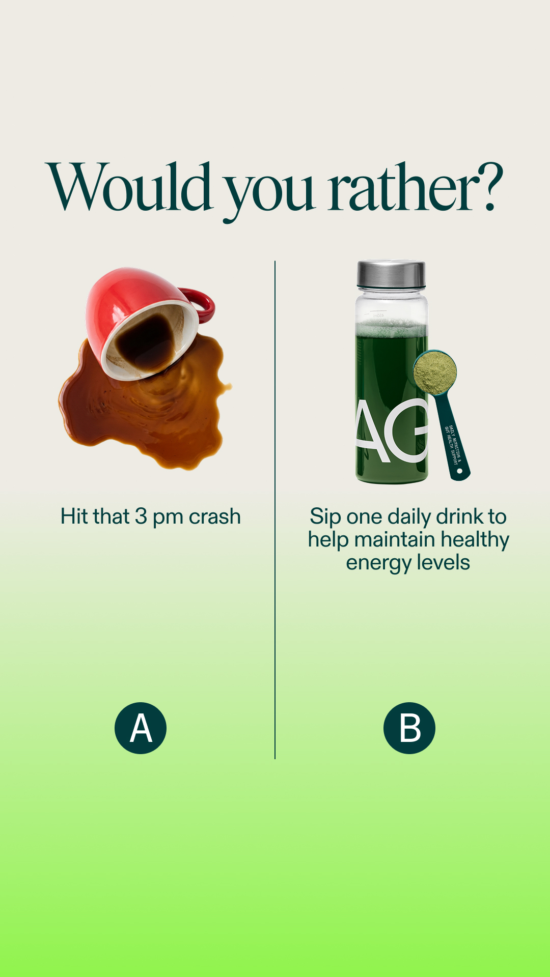 AG1 by Athletic Greens Facebook ad