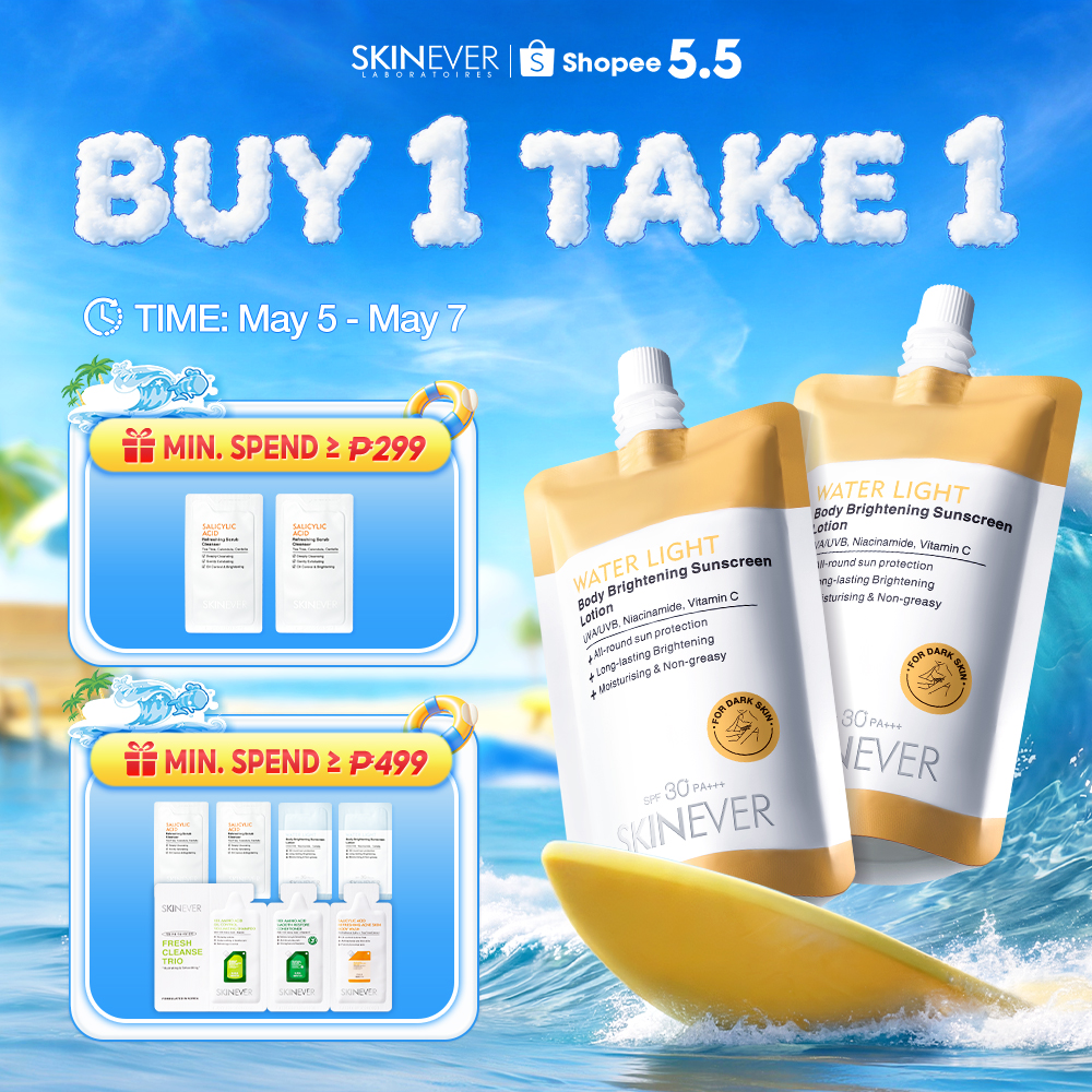 Skinever PH Facebook ad: SKINEVER 5.5 SUPER SALE! Hanggang 50% OFF