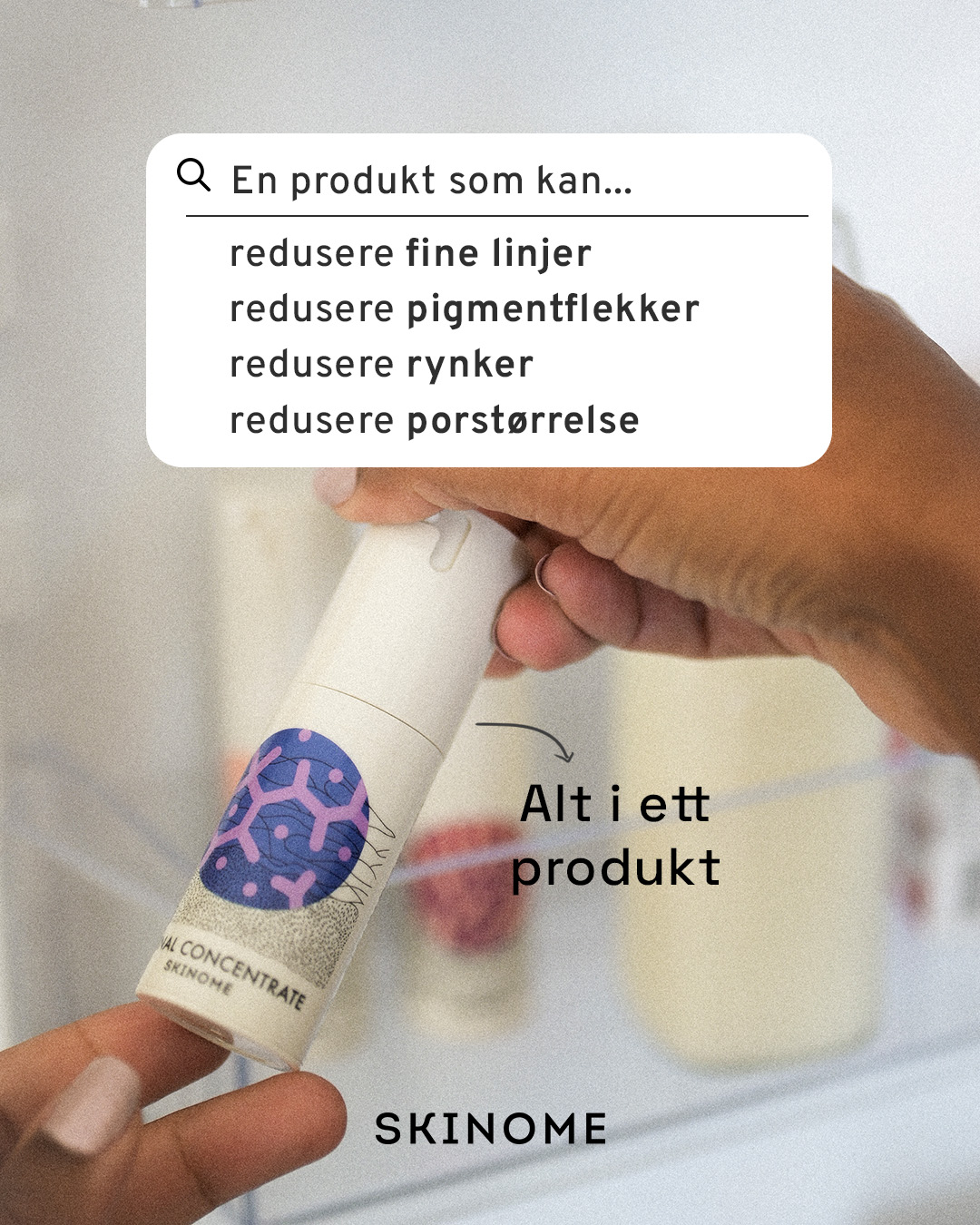 Skinome Facebook ad