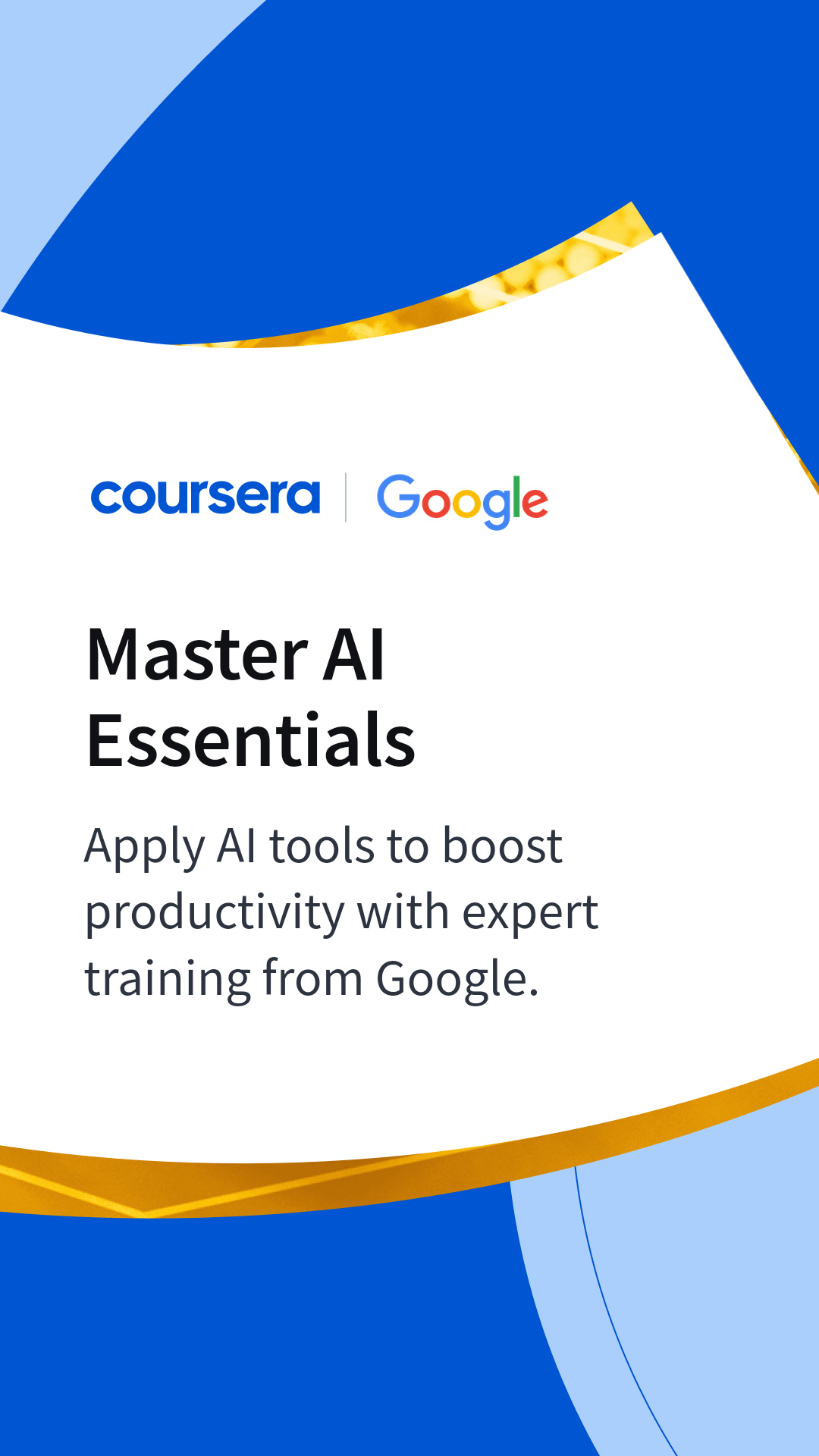 Coursera Facebook ad