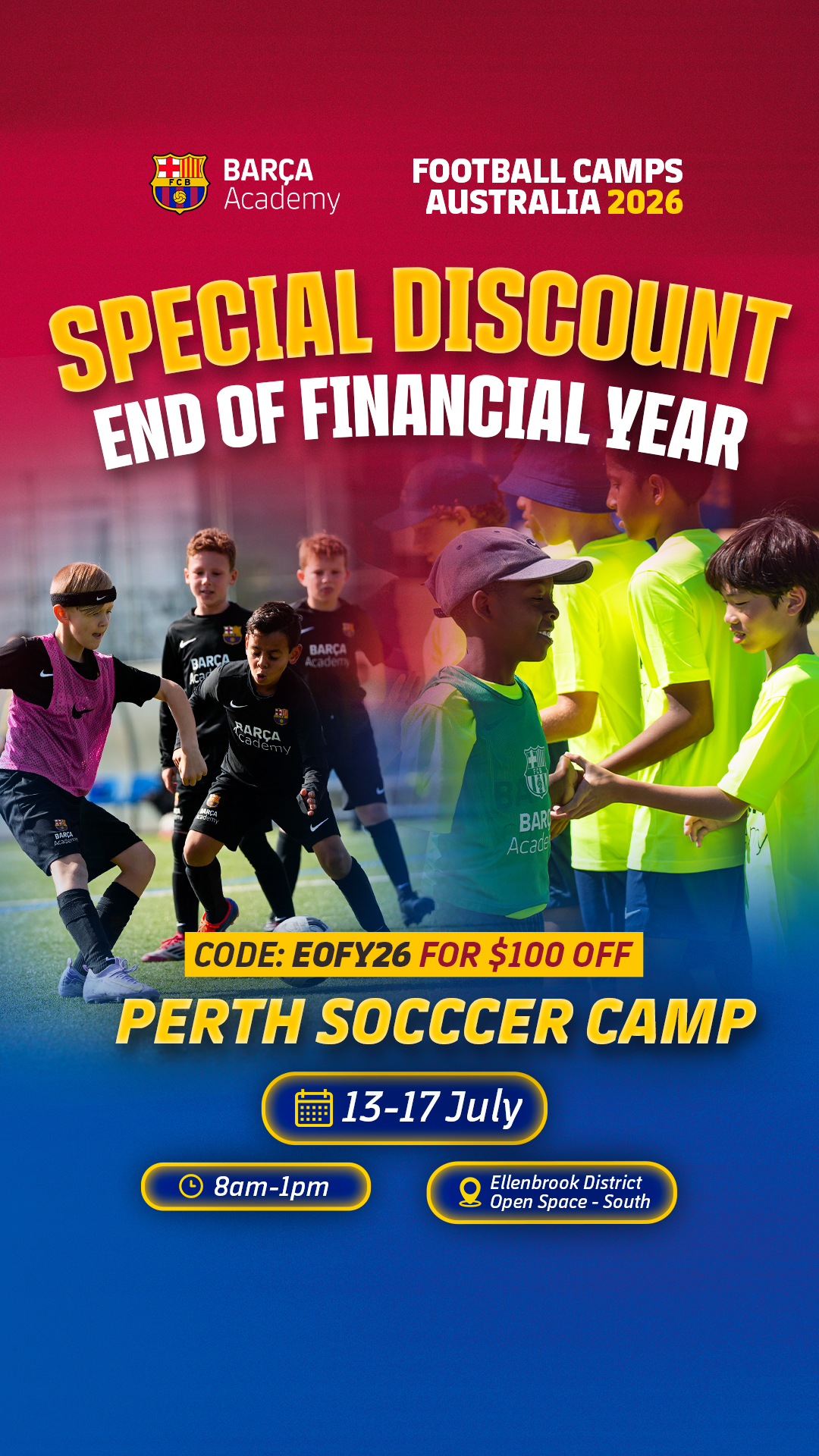 Barça Academy Australia & New Zealand Facebook ad