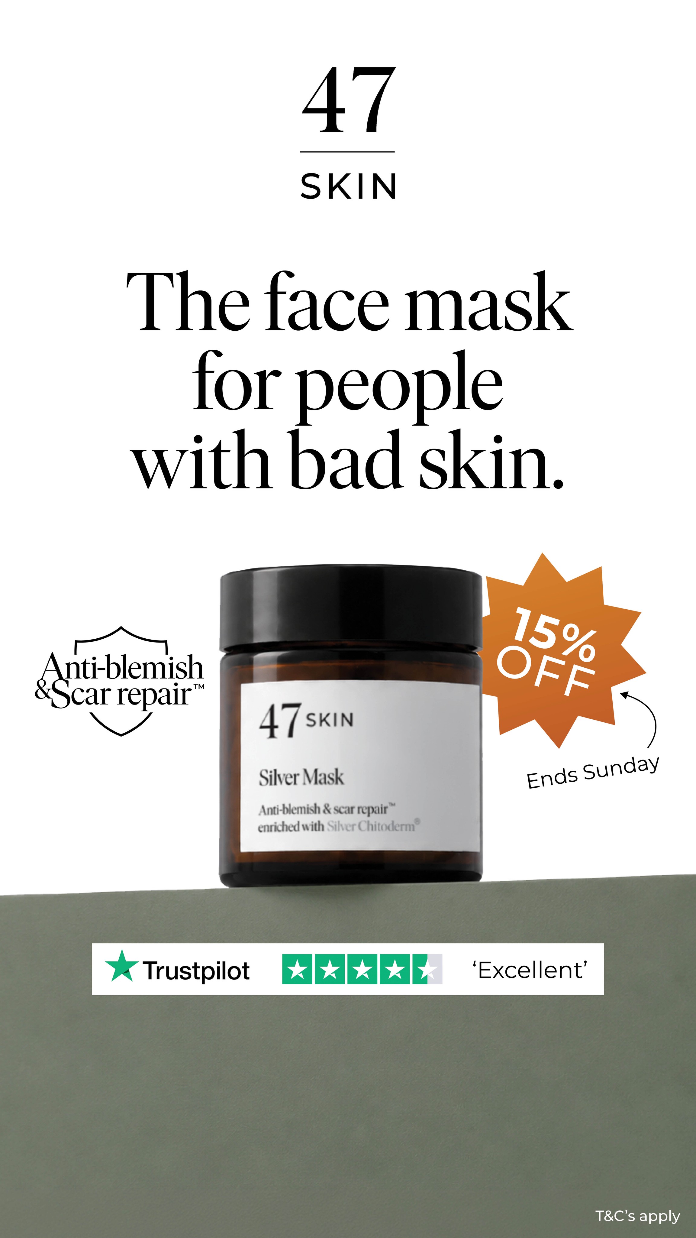 47Skin Facebook ad