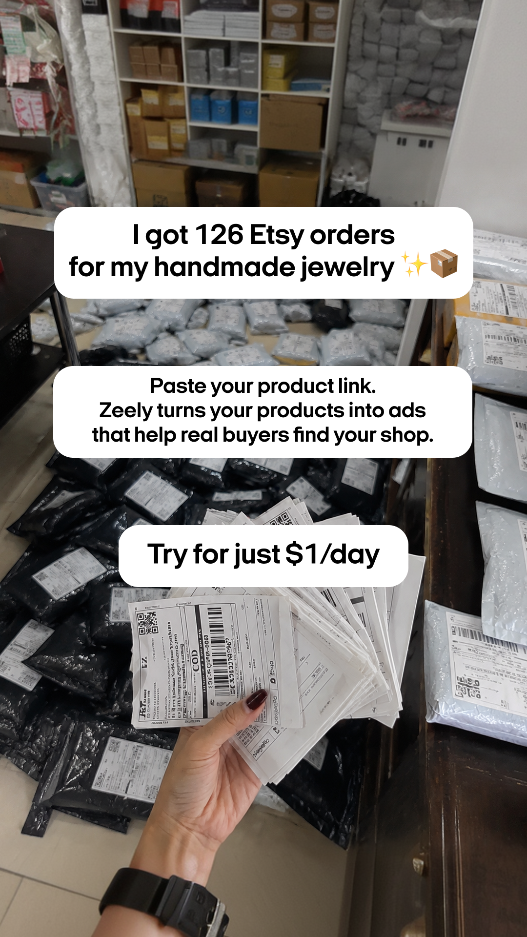 Zeely Facebook ad