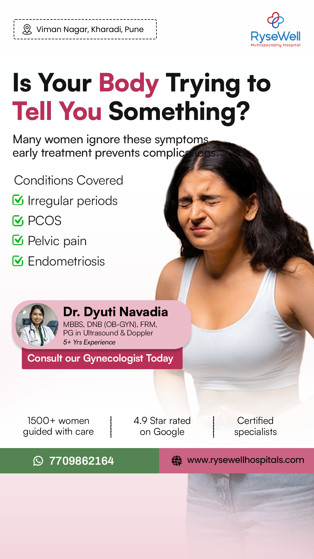 RyseWell Multispeciality Hospital Facebook ad