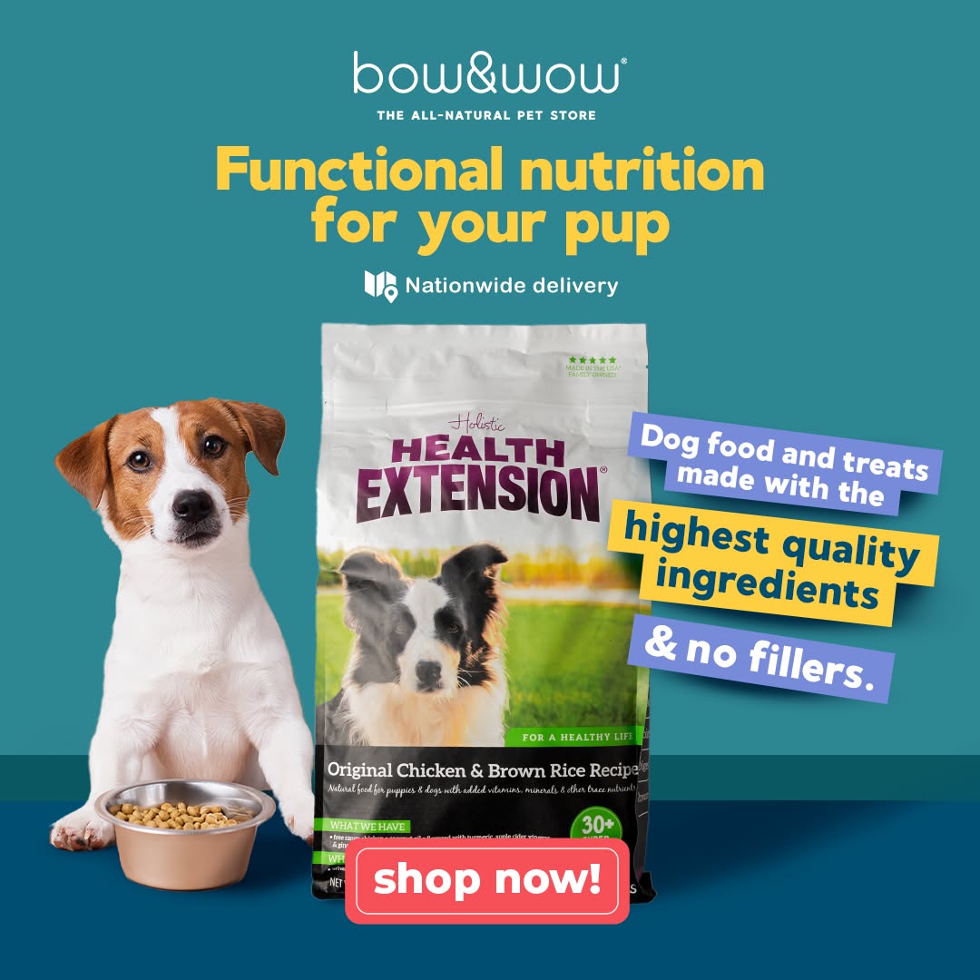 Bow & Wow – The All-Natural Pet Store Facebook ad