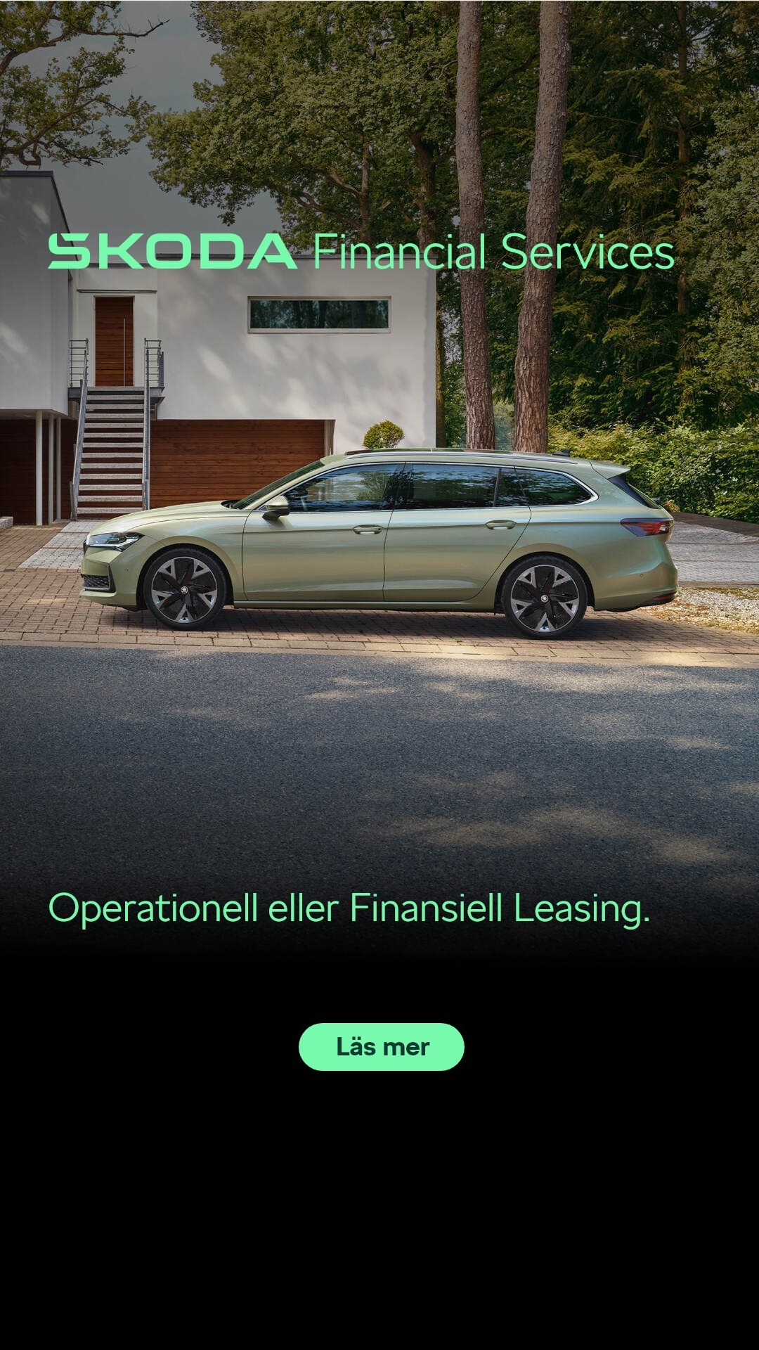 Škoda Financial Services Sverige Facebook ad from Jan 1, 2026