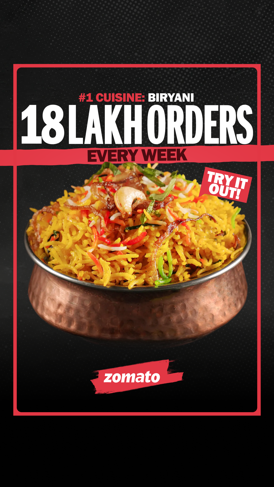 Zomato Facebook ad