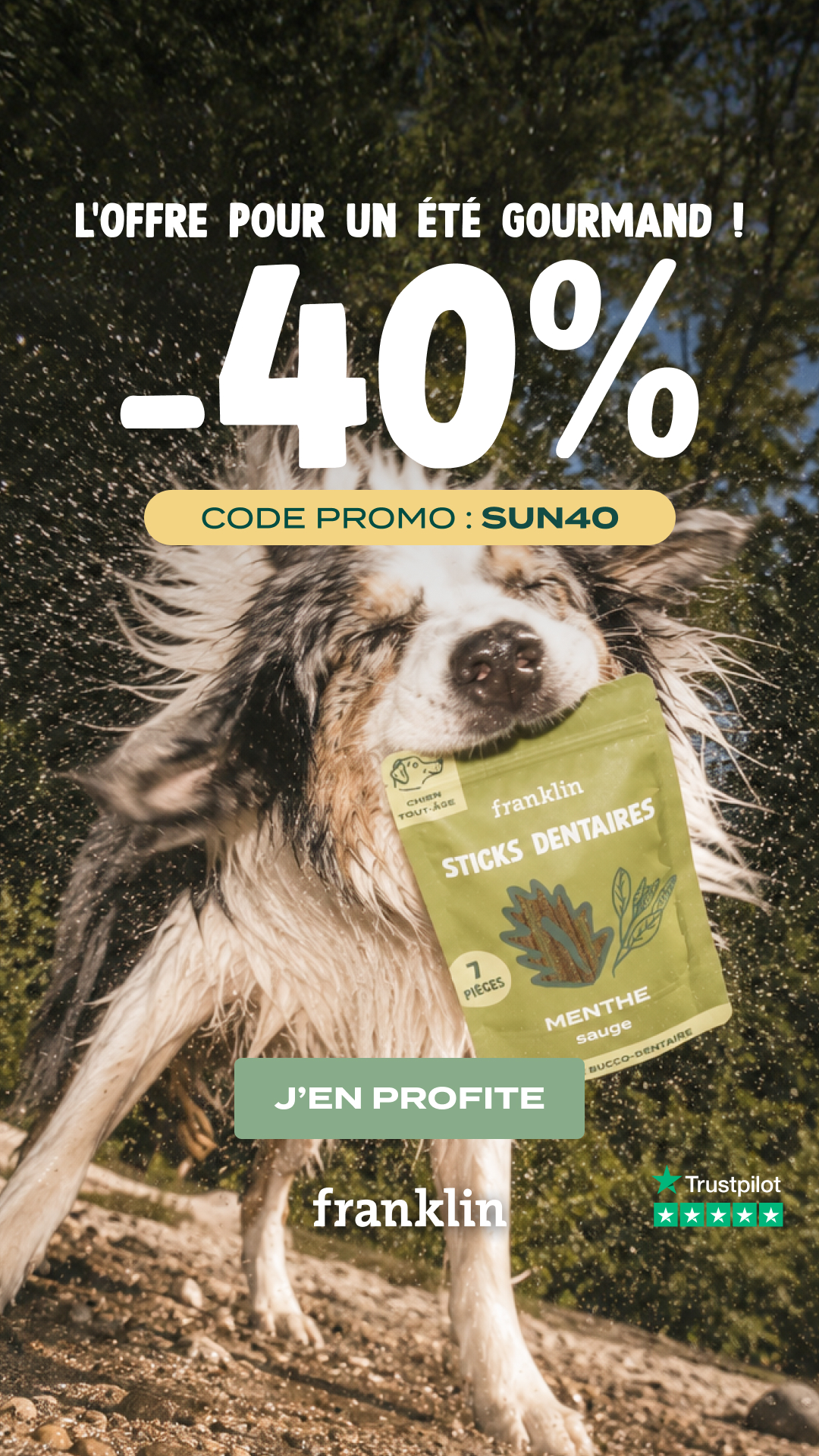 Franklin Pet Food Facebook ad