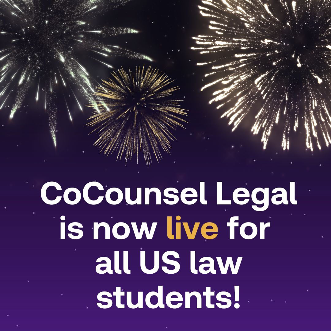 Thomson Reuters Facebook ad: Ace Your Assignments: CoCounsel Legal - Research, Draft…