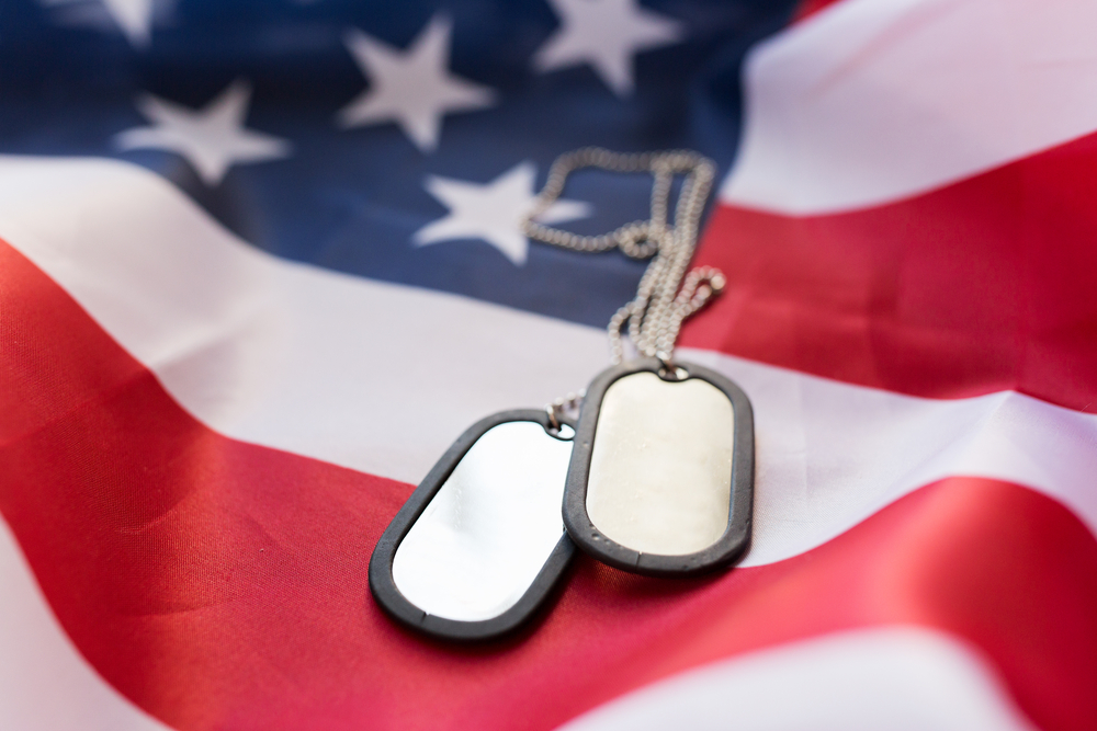 Dog Tags Online-Custom Military Dog Tags Facebook ad: $6.99- Full 6 piece military dog tag set.