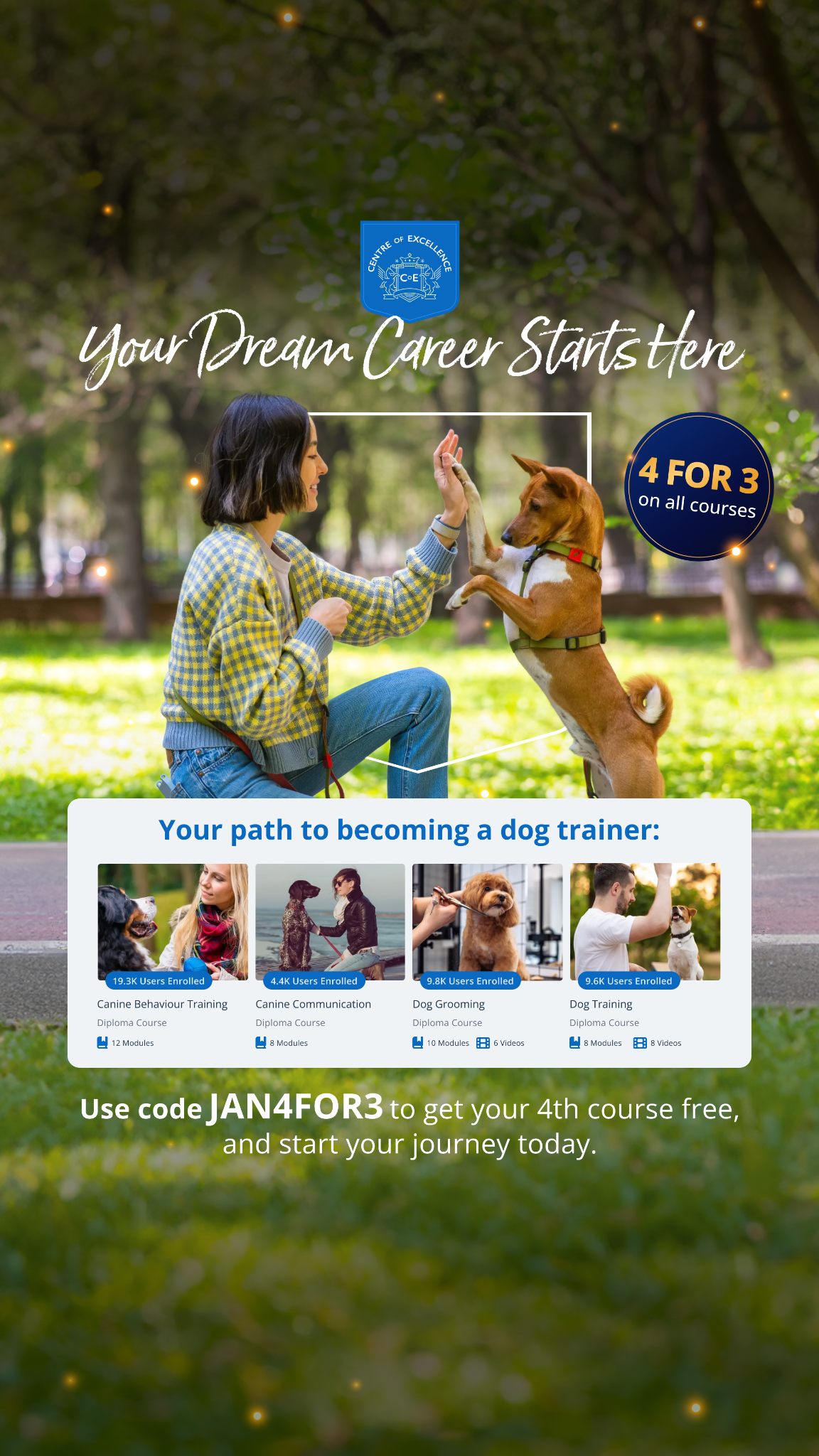 Centre of Excellence Facebook ad