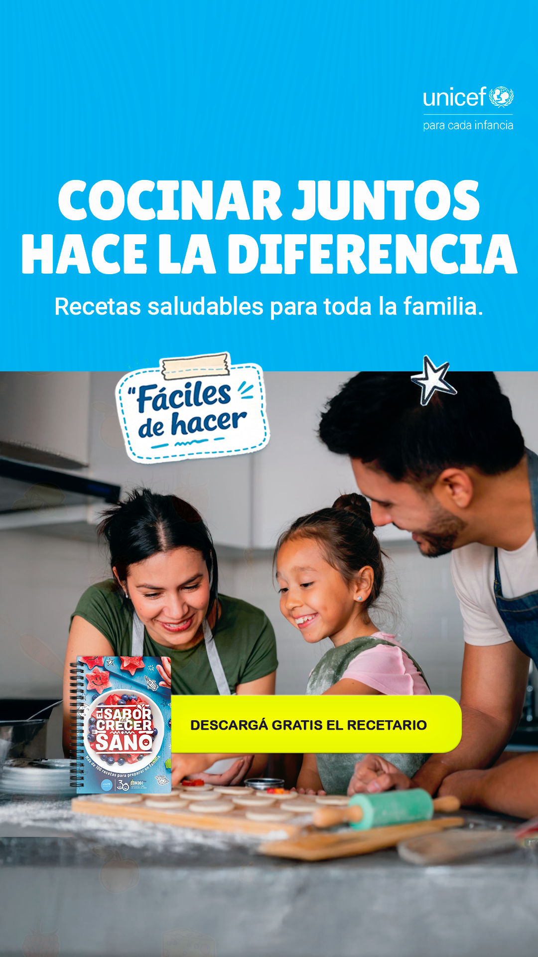 UNICEF Uruguay Facebook ad from Jul 28, 2026