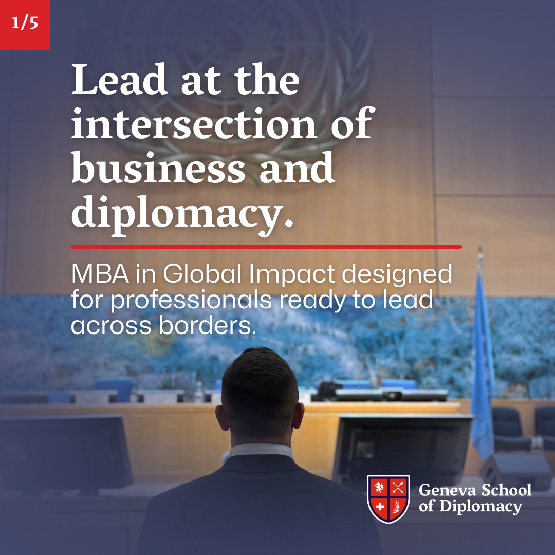 Geneva School Of Diplomacy Facebook ad