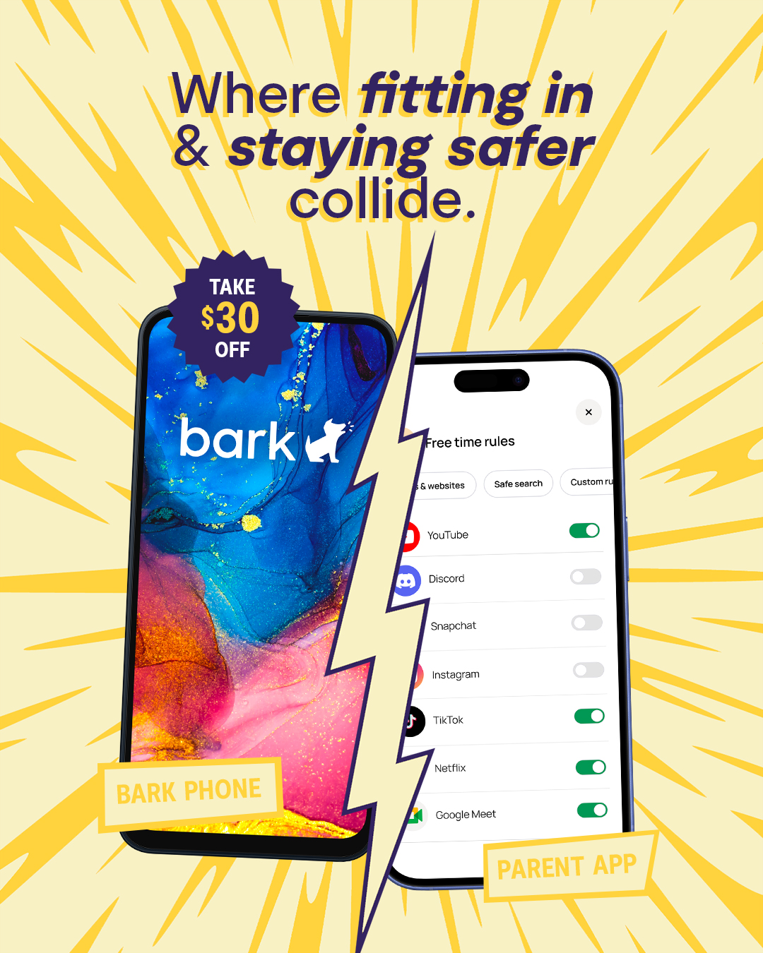 Bark - Parental Controls Facebook ad