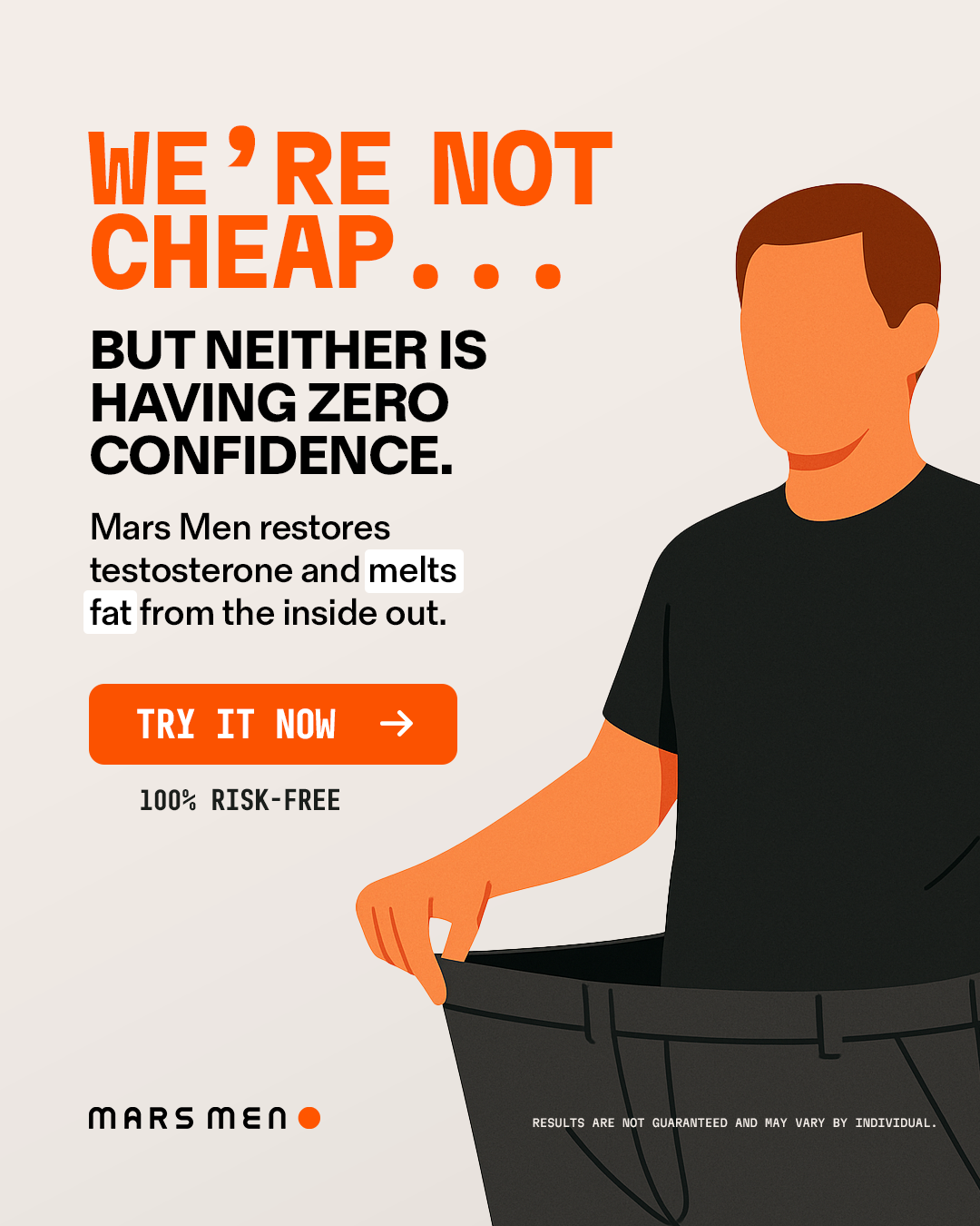 Mars Men Facebook ad