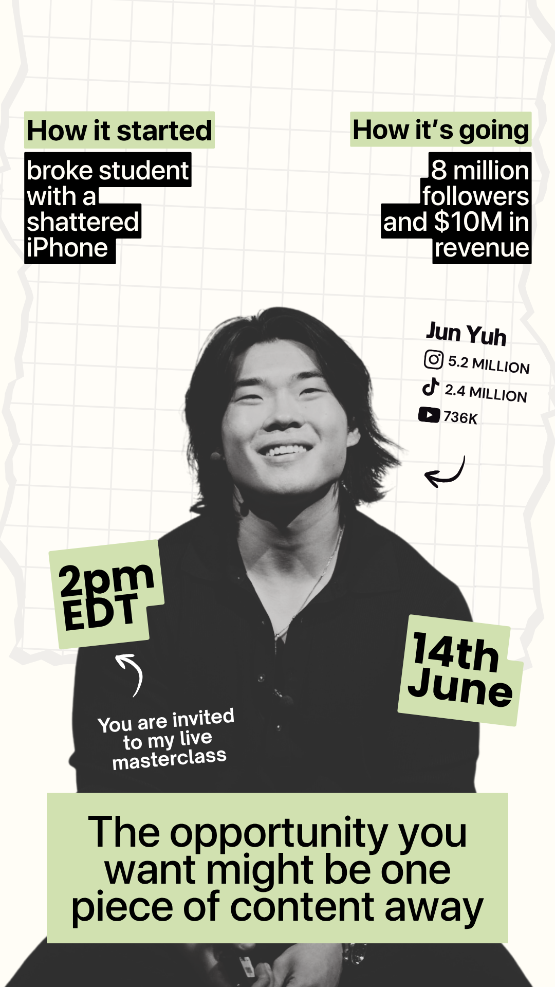 Jun Yuh Facebook ad