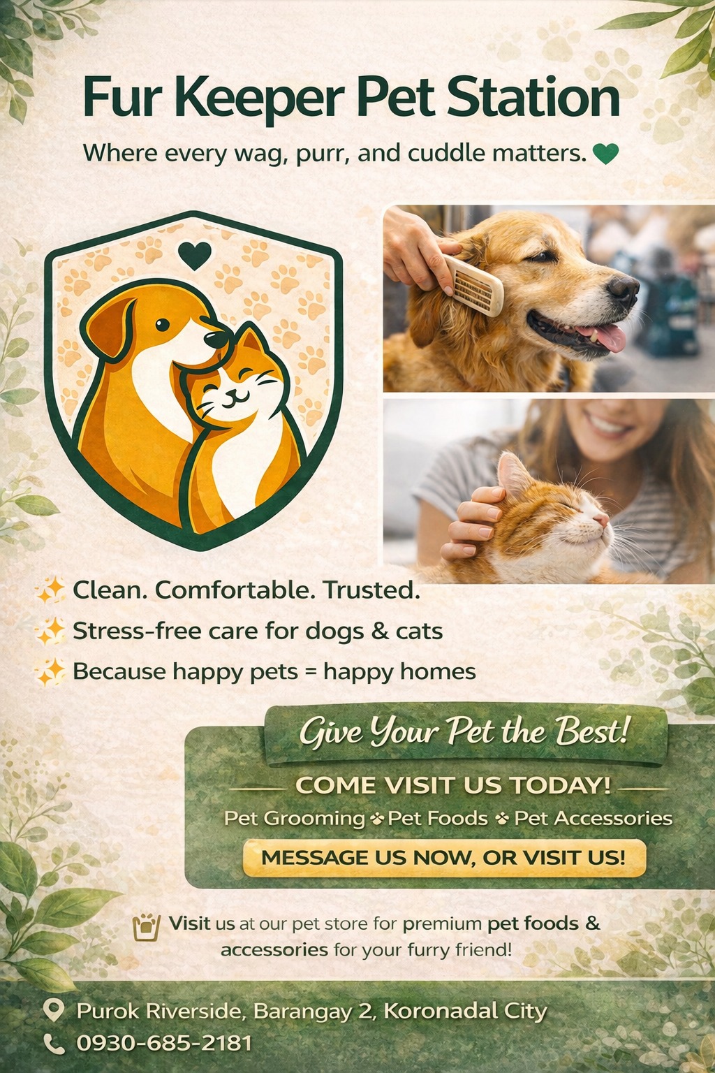 Fur Keeper Pet Station Facebook ad