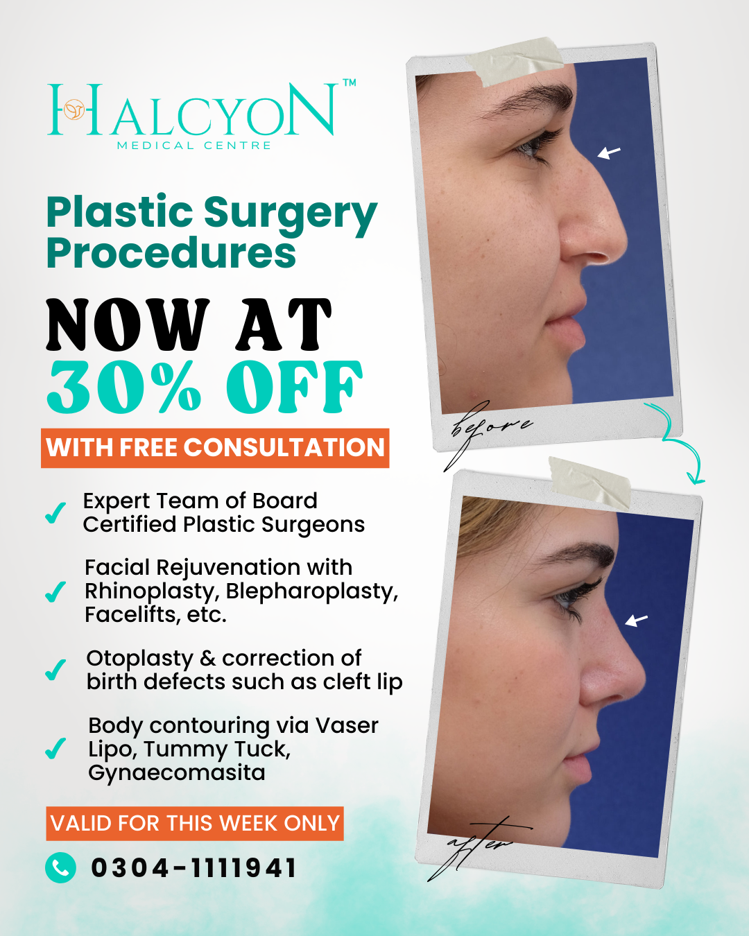 Halcyon Medical Centre Facebook ad