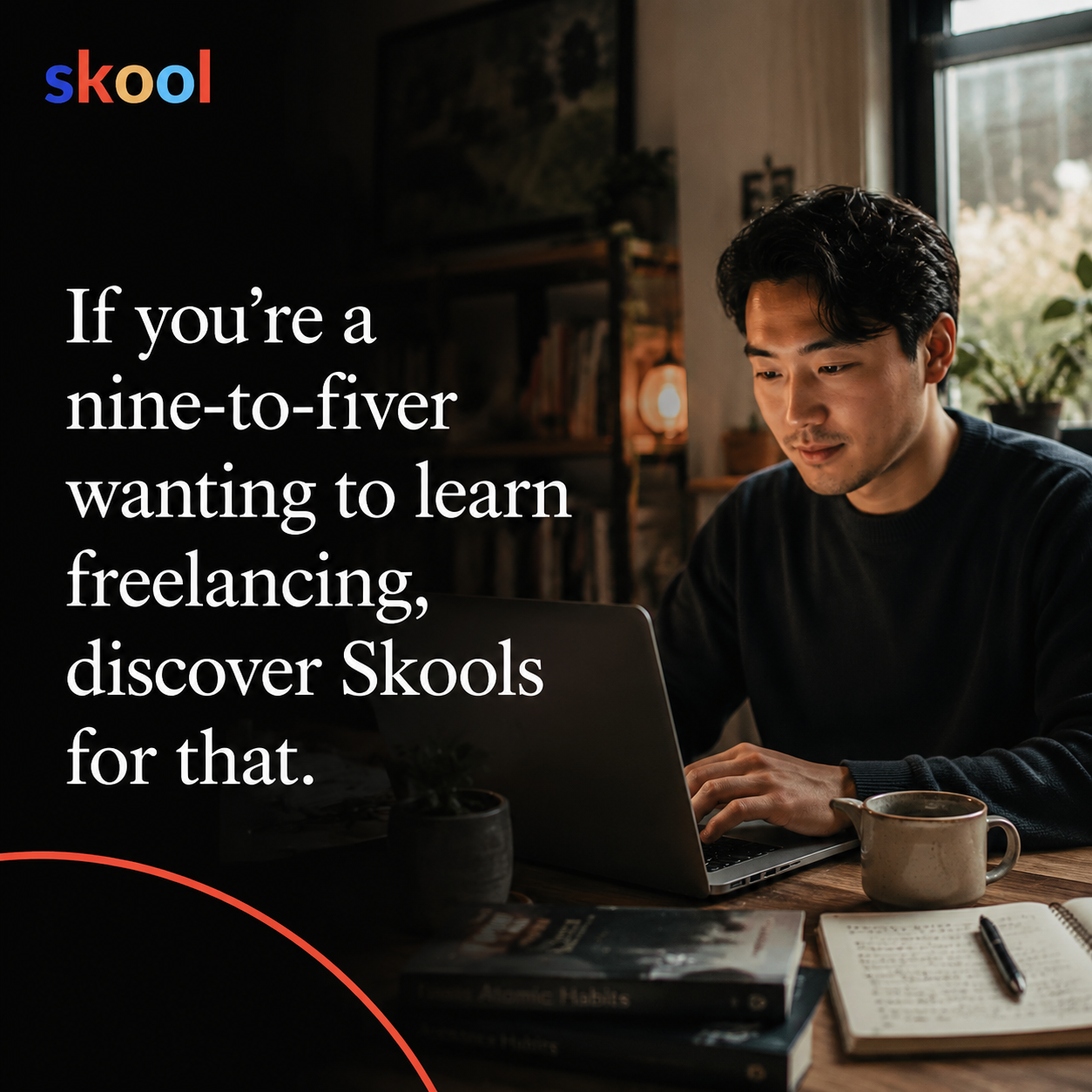 Skool Facebook ad