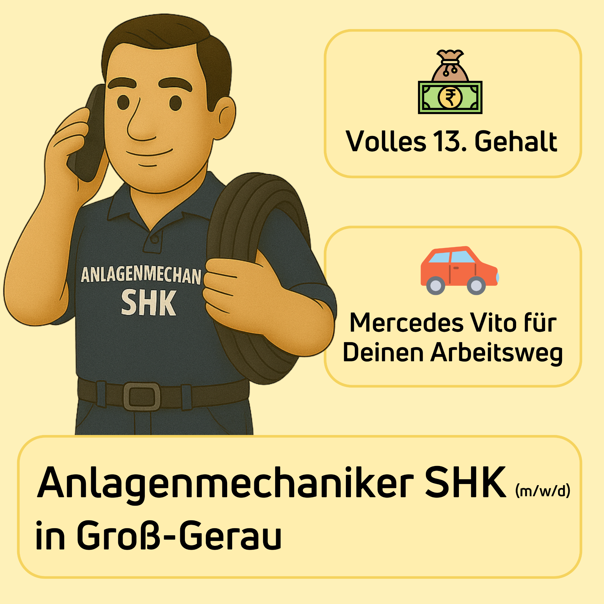 CandidateFlow: Anlagenmechaniker SHK Facebook ad