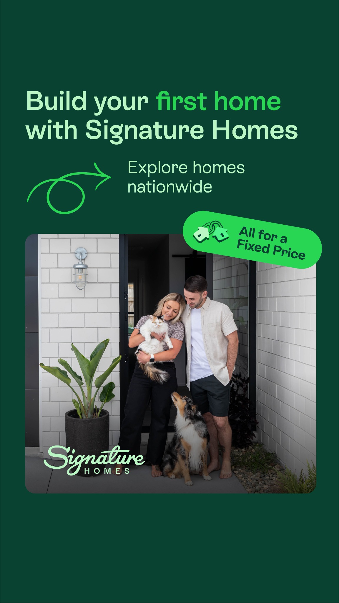 Signature Homes Facebook ad