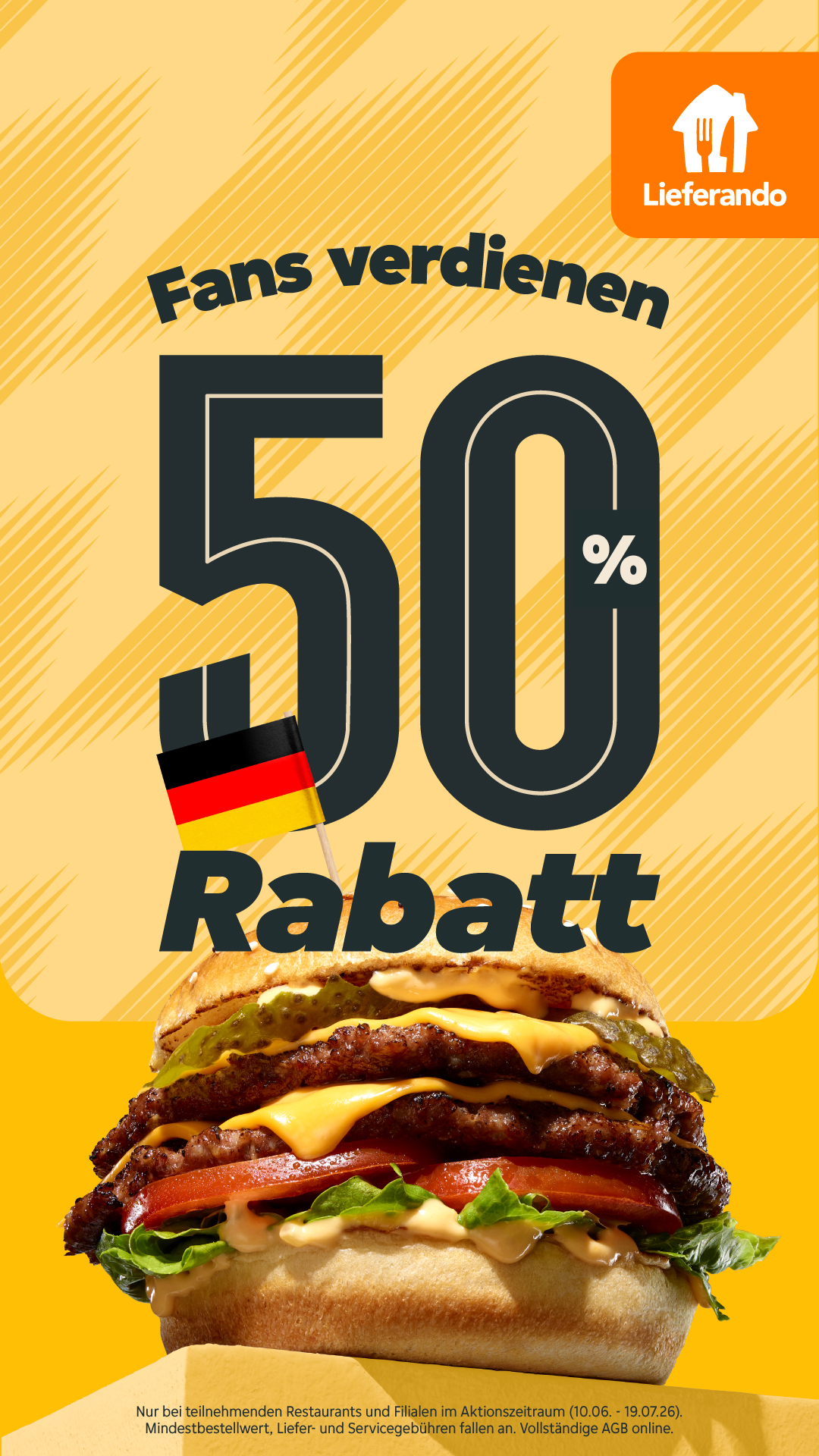 Lieferando Deutschland Facebook ad