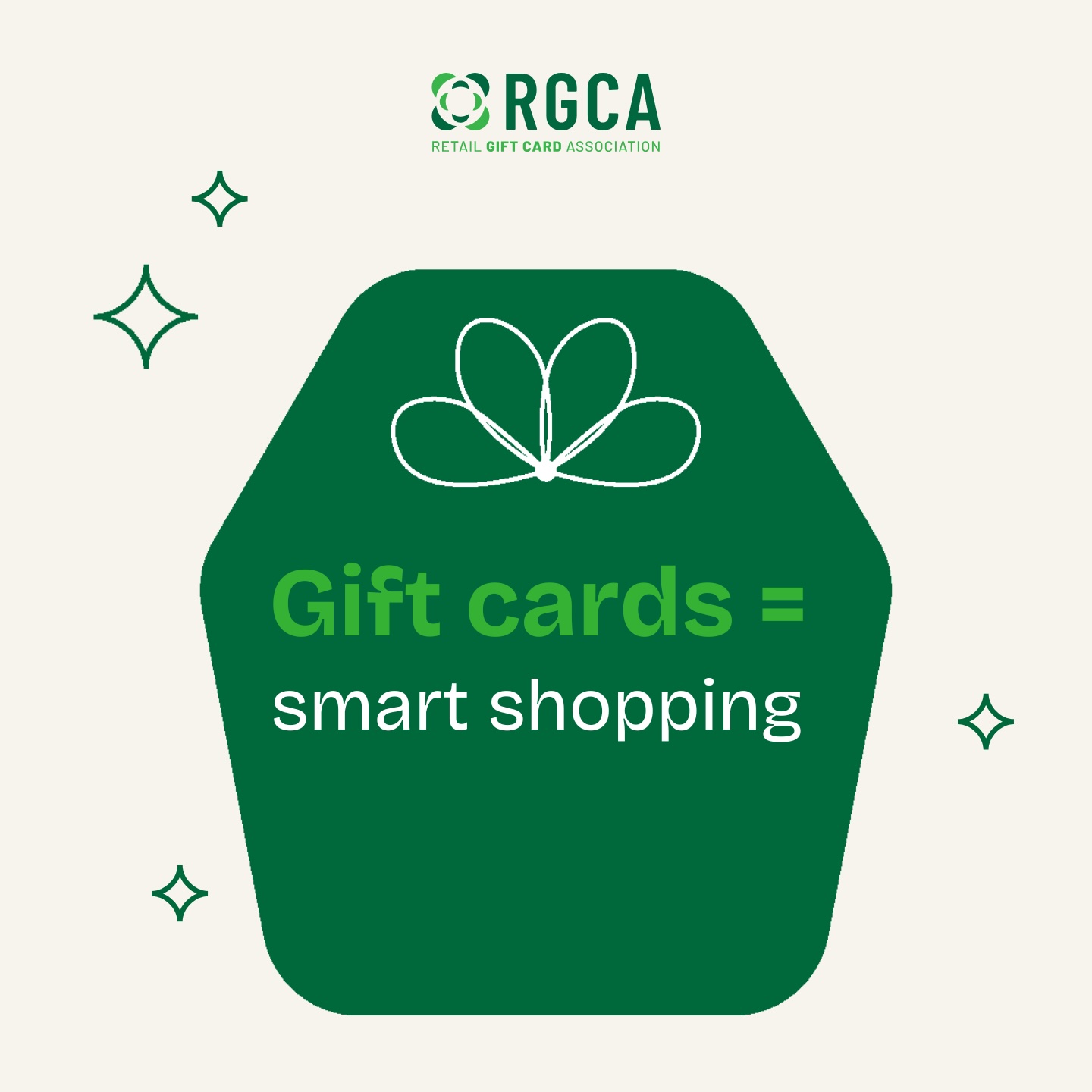 Retail Gift Card Association Facebook ad: Use gift cards to double-dip on deals, during…