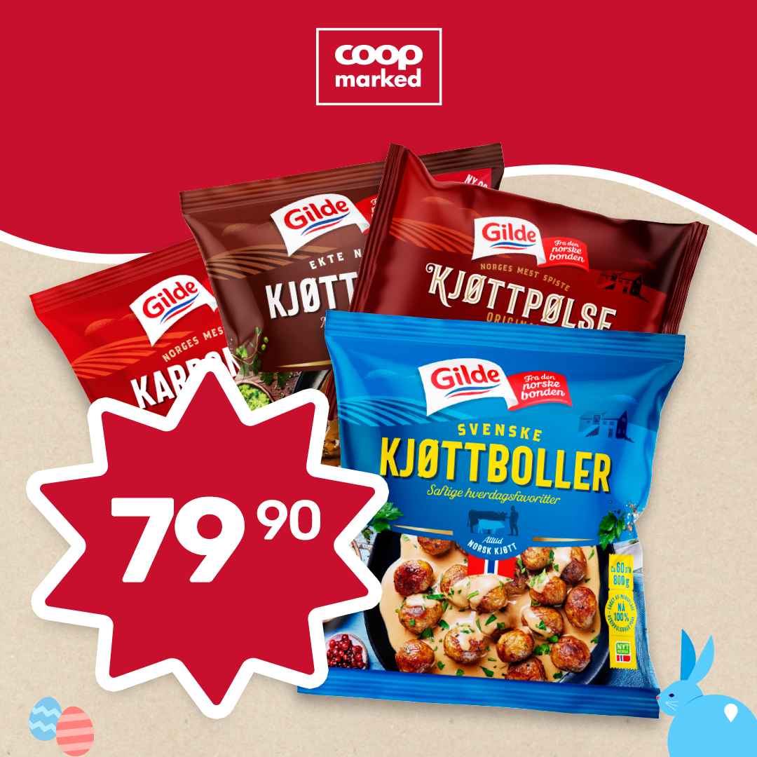 Coop Marked Facebook ad: Snart er det påske!