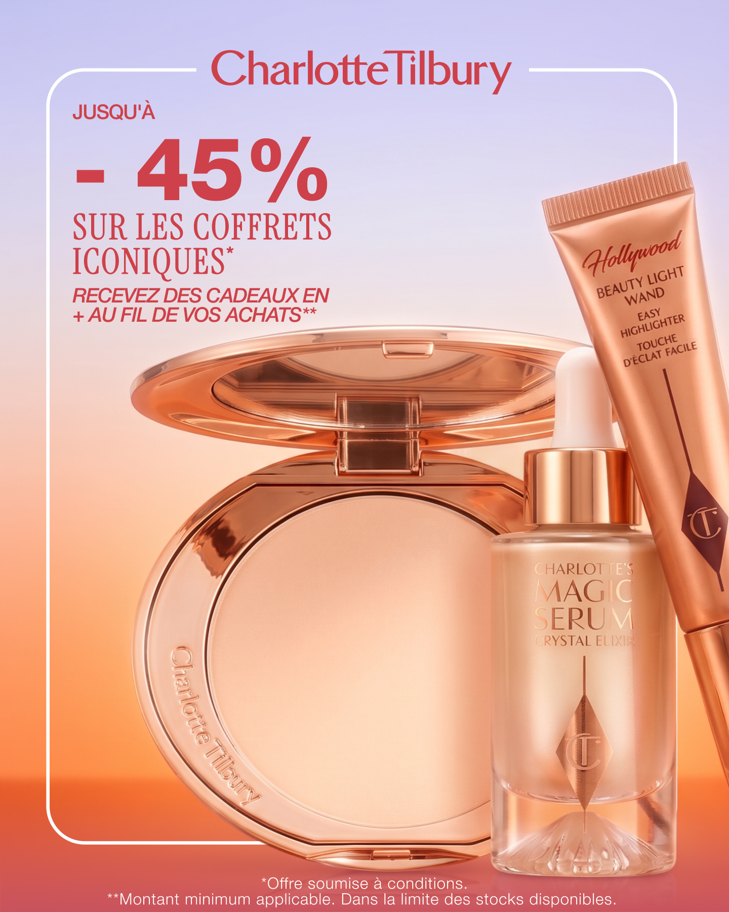 Charlotte Tilbury Facebook ad