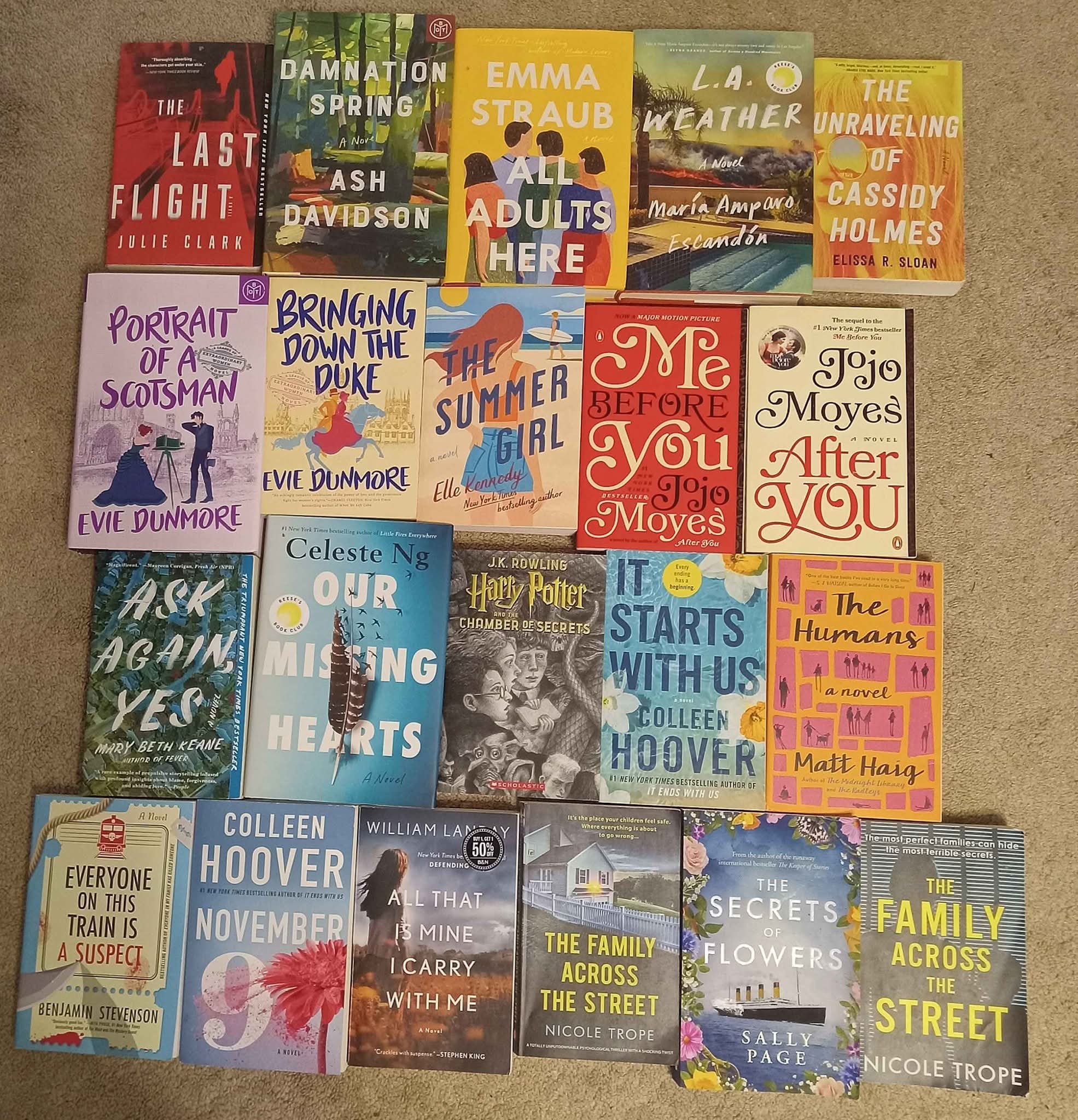 Eve Letson Suhling Facebook ad: BOOKS ALL GENRES! Tons of BOTM! Please Message 1st before…