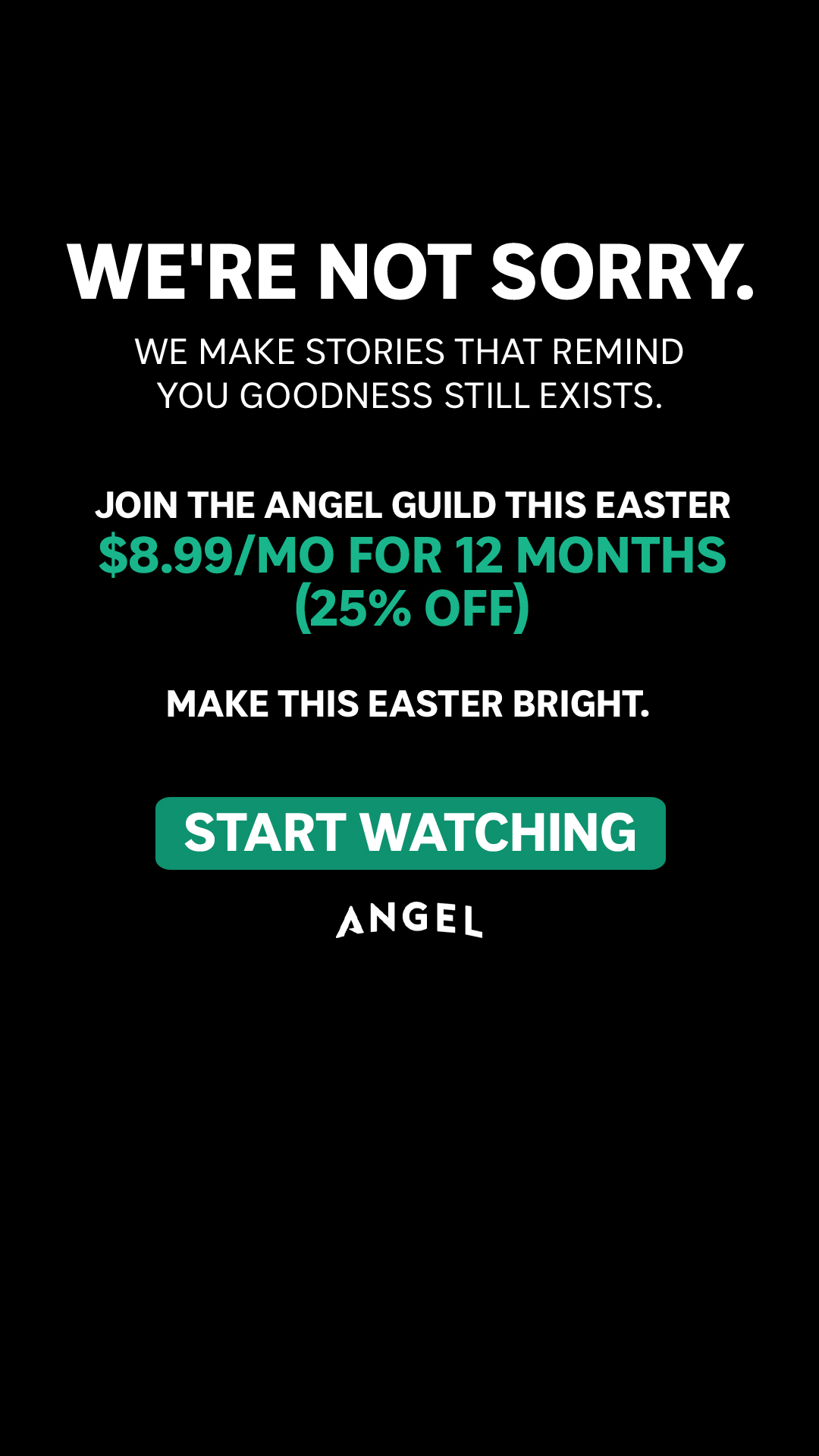 Angel Facebook ad