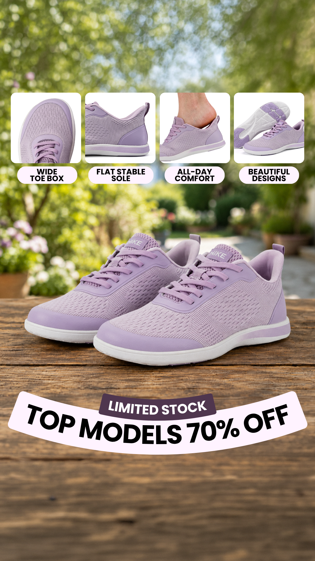 HIKE Footwear Facebook ad