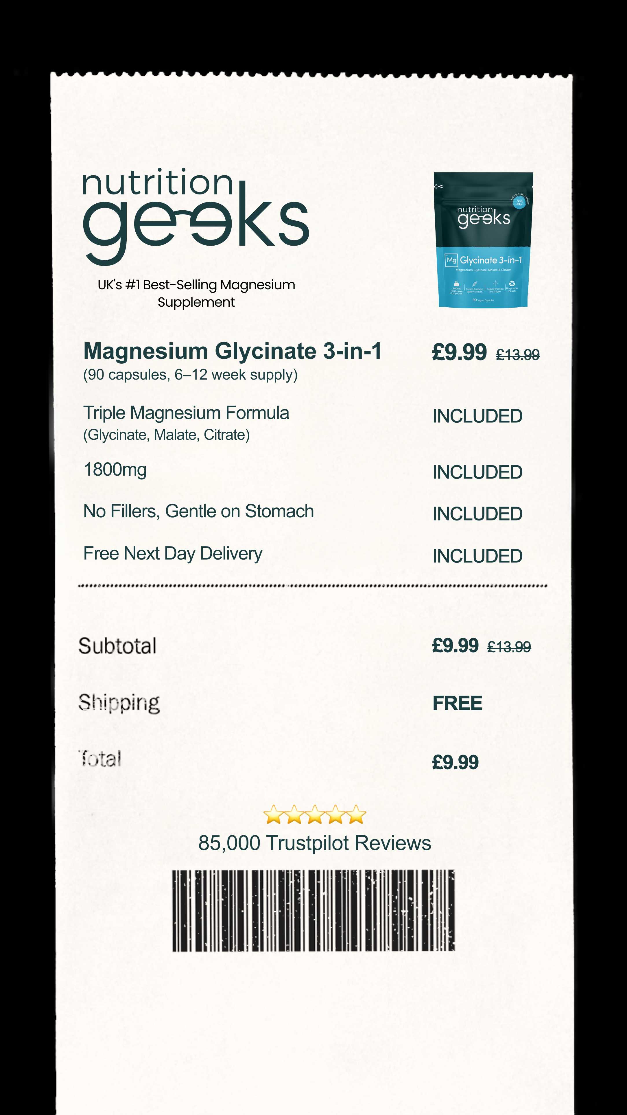 Nutrition Geeks Facebook ad