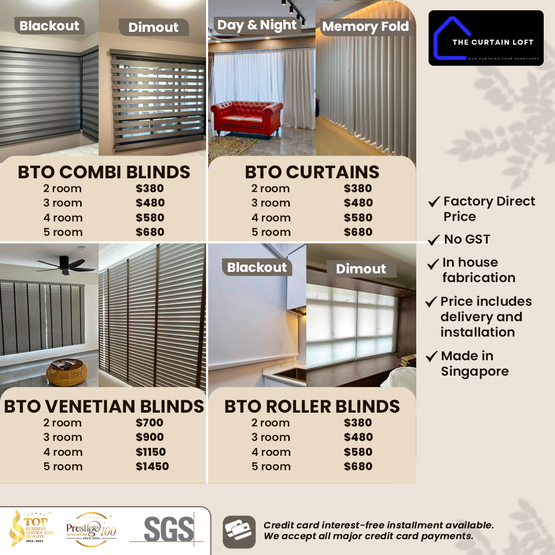 The Curtain Loft Facebook ad from Nov 26, 2025
