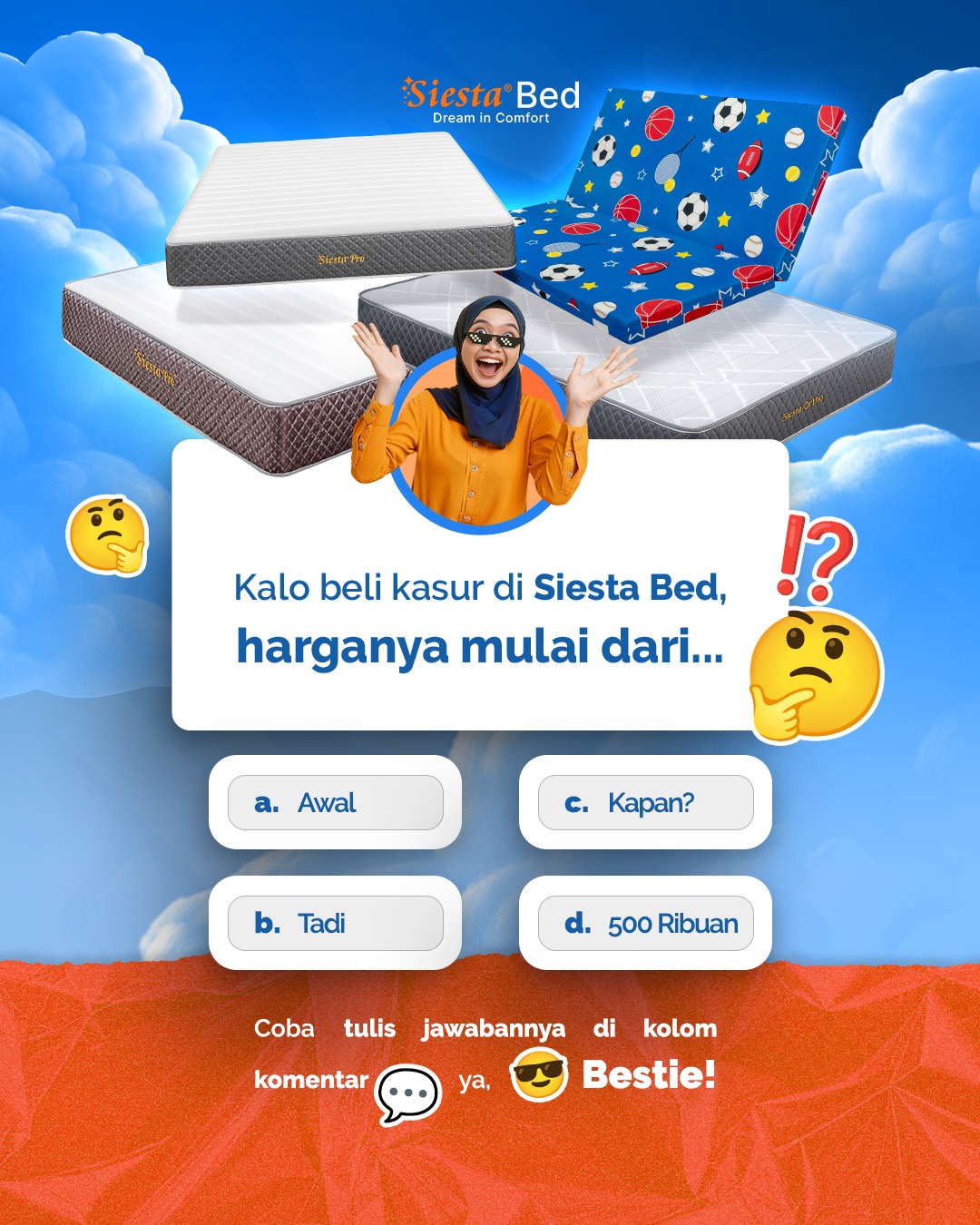 Siesta Bed Facebook ad