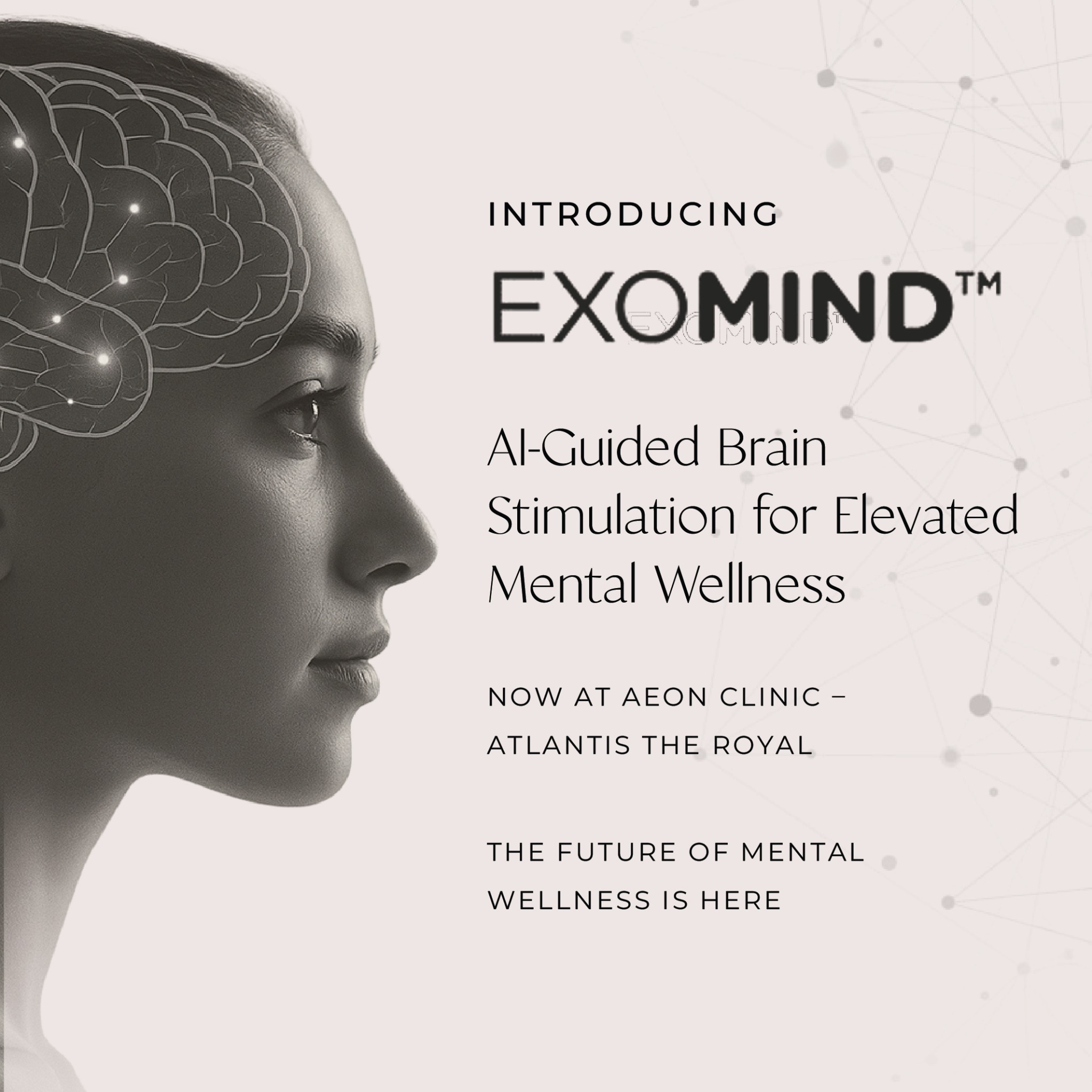 AEON Clinic Facebook ad: Introducing EXOMIND for Mental Wellness at AEON Clinic…