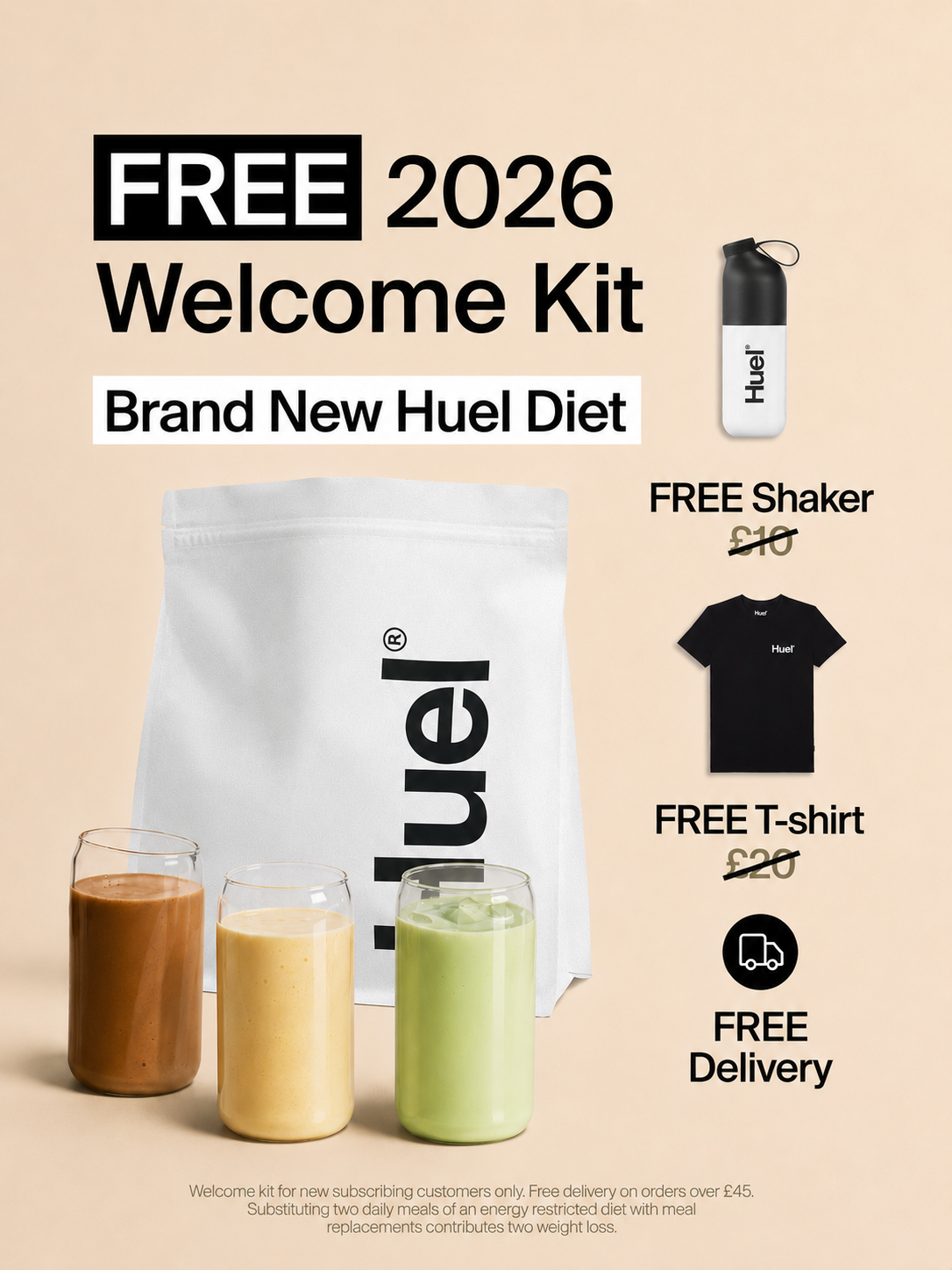 Huel Facebook ad