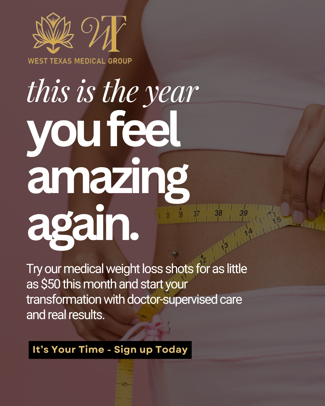 West Texas Medical Group Facebook ad: Book A Consultation