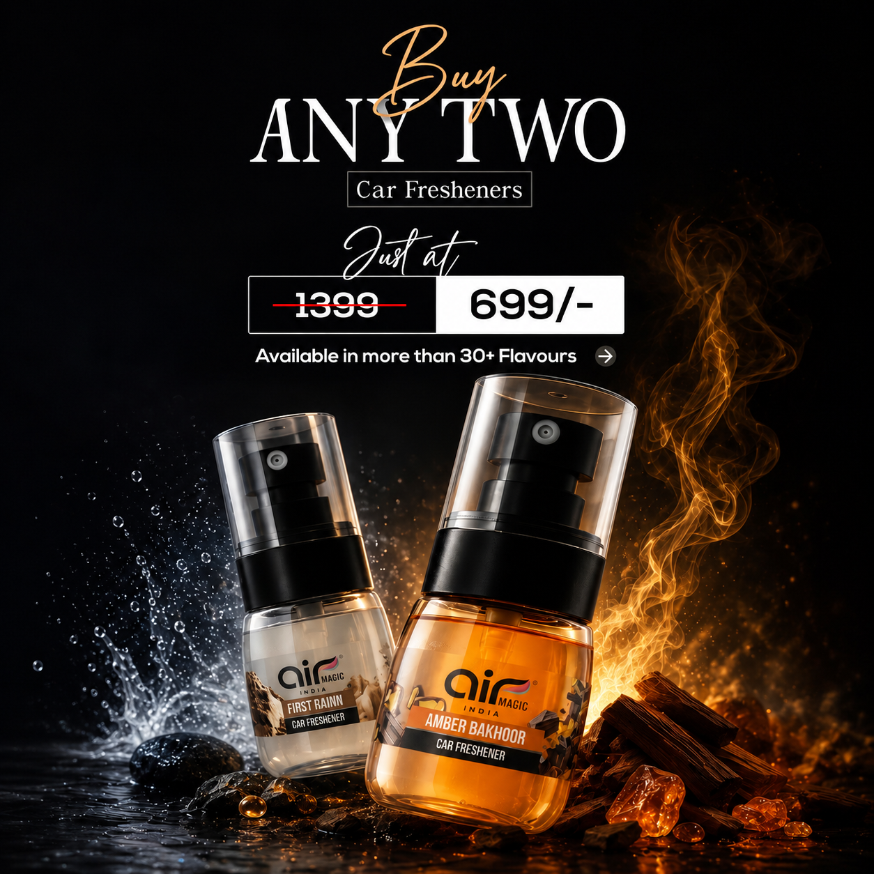 Air Magic India Facebook ad: Lasting Up To 60 Days Guarantee